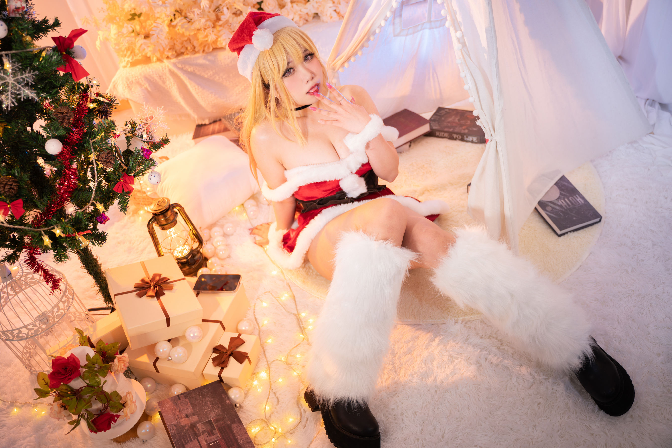 [福利COS] 贞子蜜桃 - 喜多川夢海 圣诞