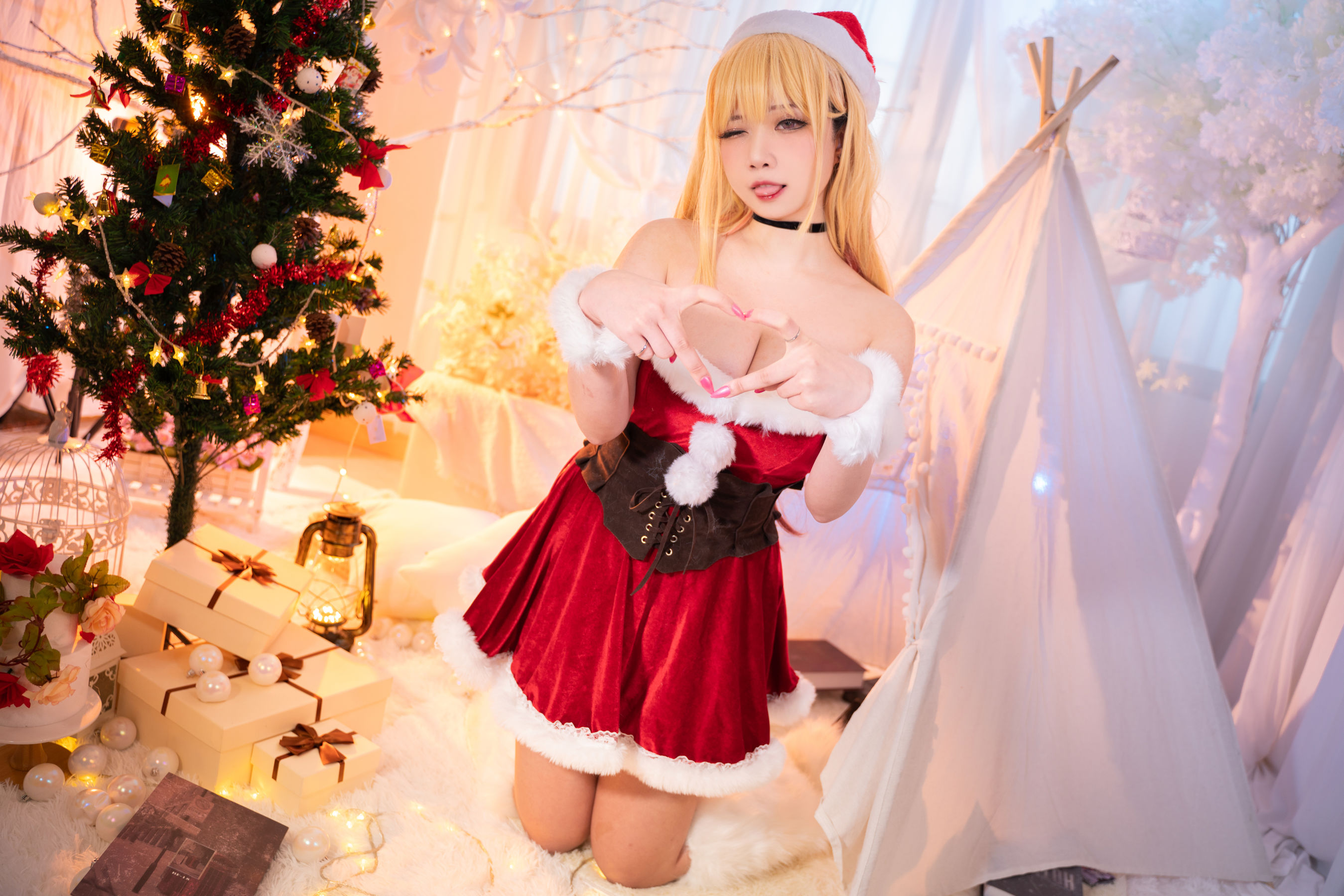 [福利COS] 贞子蜜桃 - 喜多川夢海 圣诞