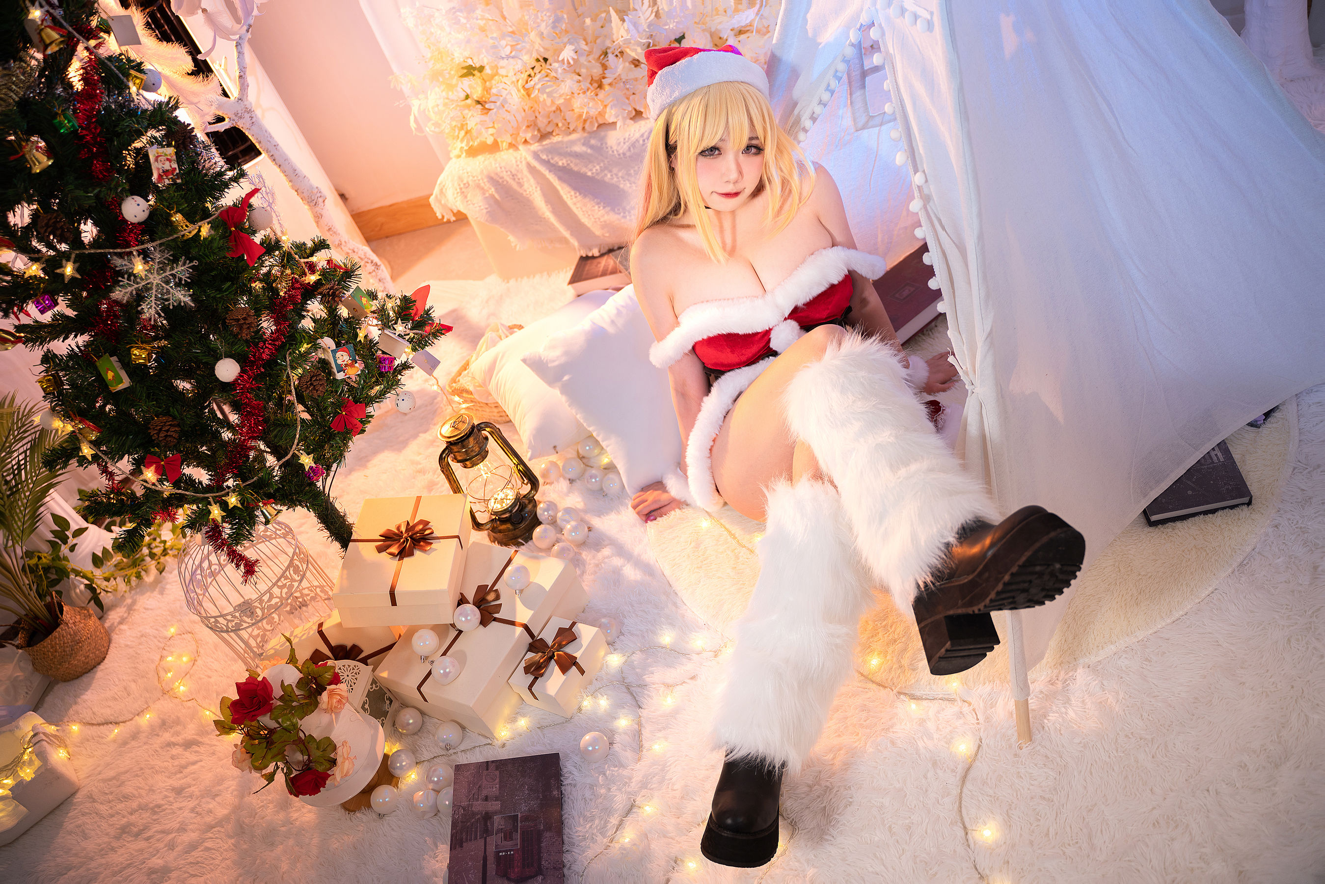 [福利COS] 贞子蜜桃 - 喜多川夢海 圣诞