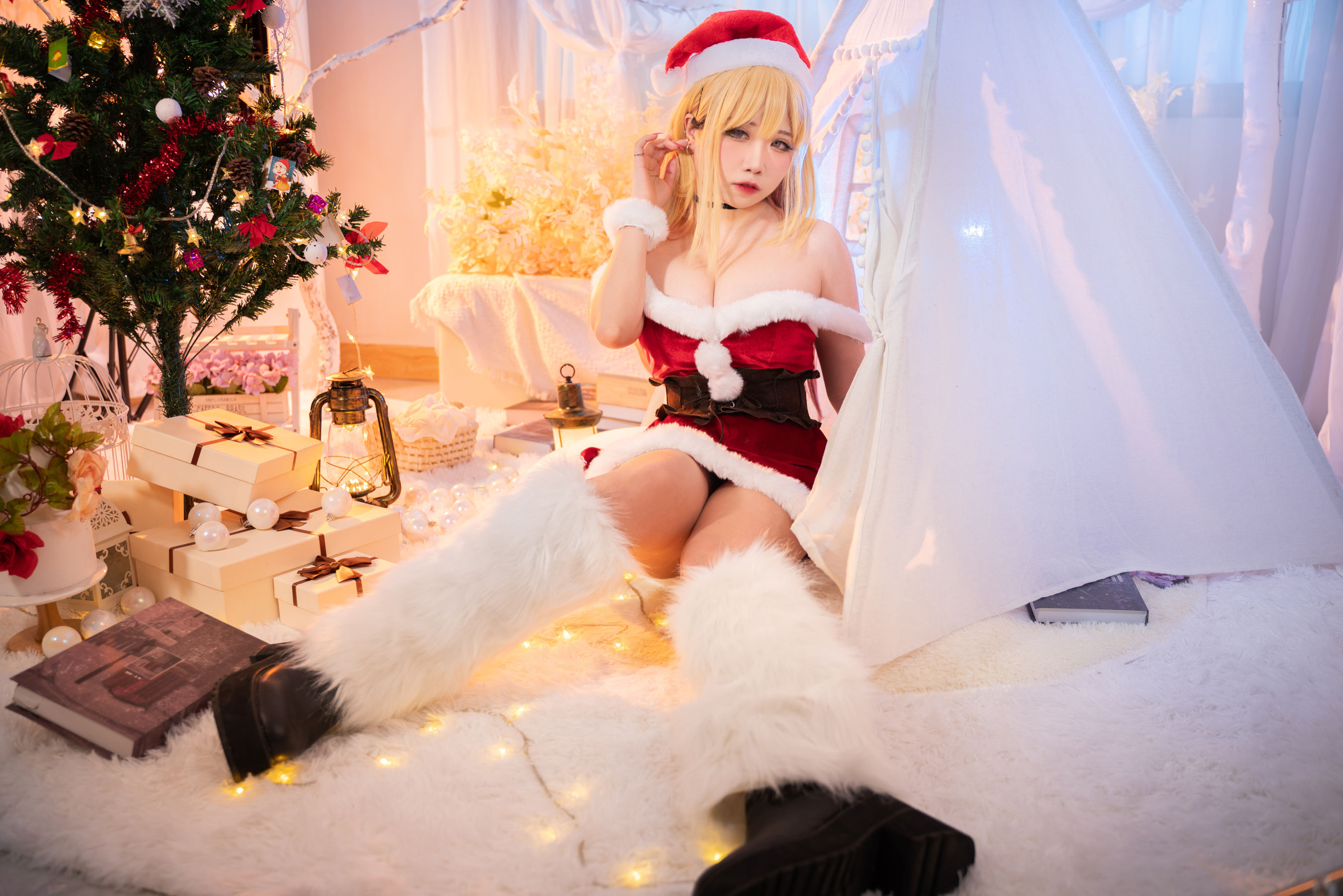 [福利COS] 贞子蜜桃 - 喜多川夢海 圣诞