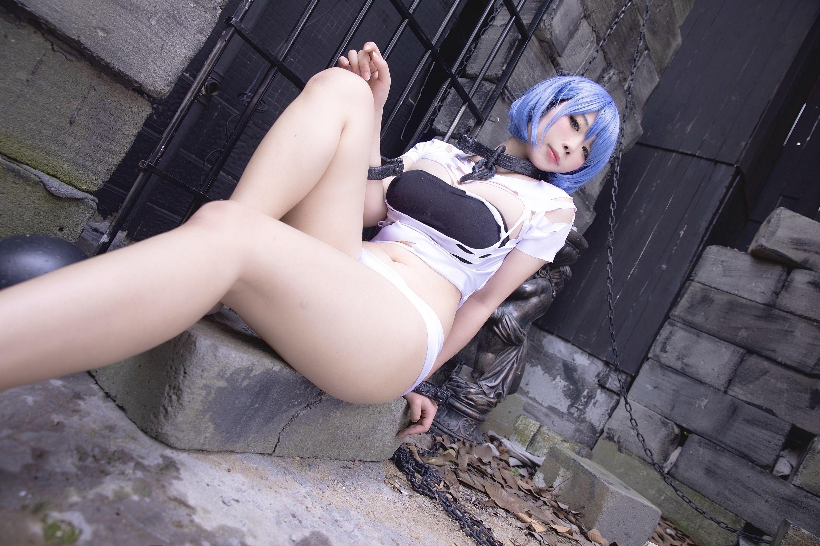 [福利COS] 贞子蜜桃 - 碧蓝航线 恰巴耶夫 监狱