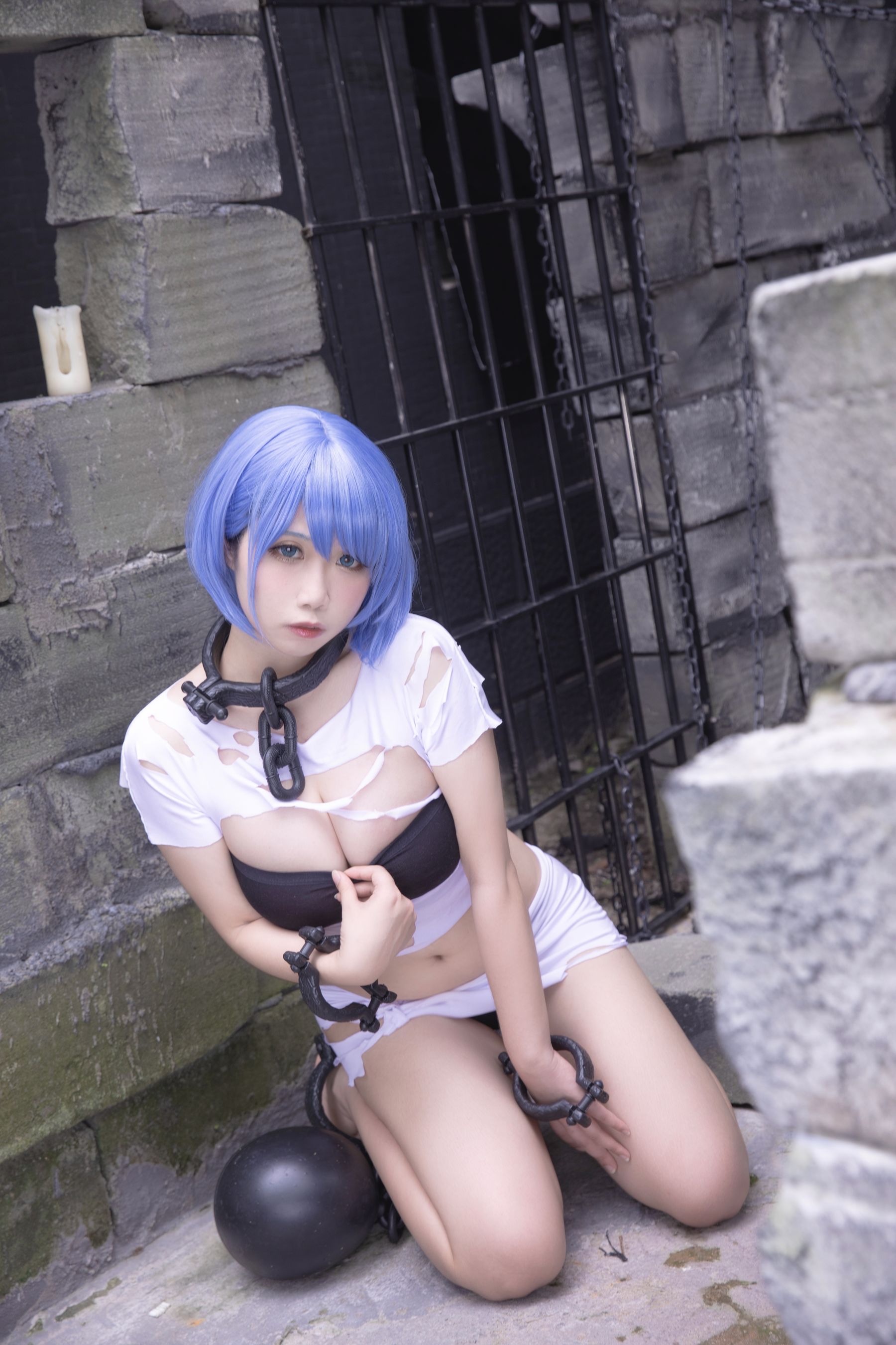 [福利COS] 贞子蜜桃 - 碧蓝航线 恰巴耶夫 监狱