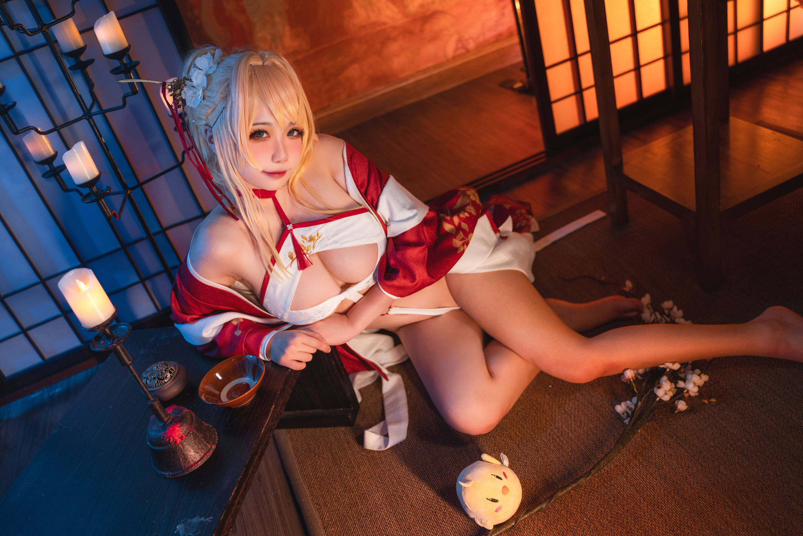 [福利COS] 贞子蜜桃 - 碧蓝航线 新春光荣
