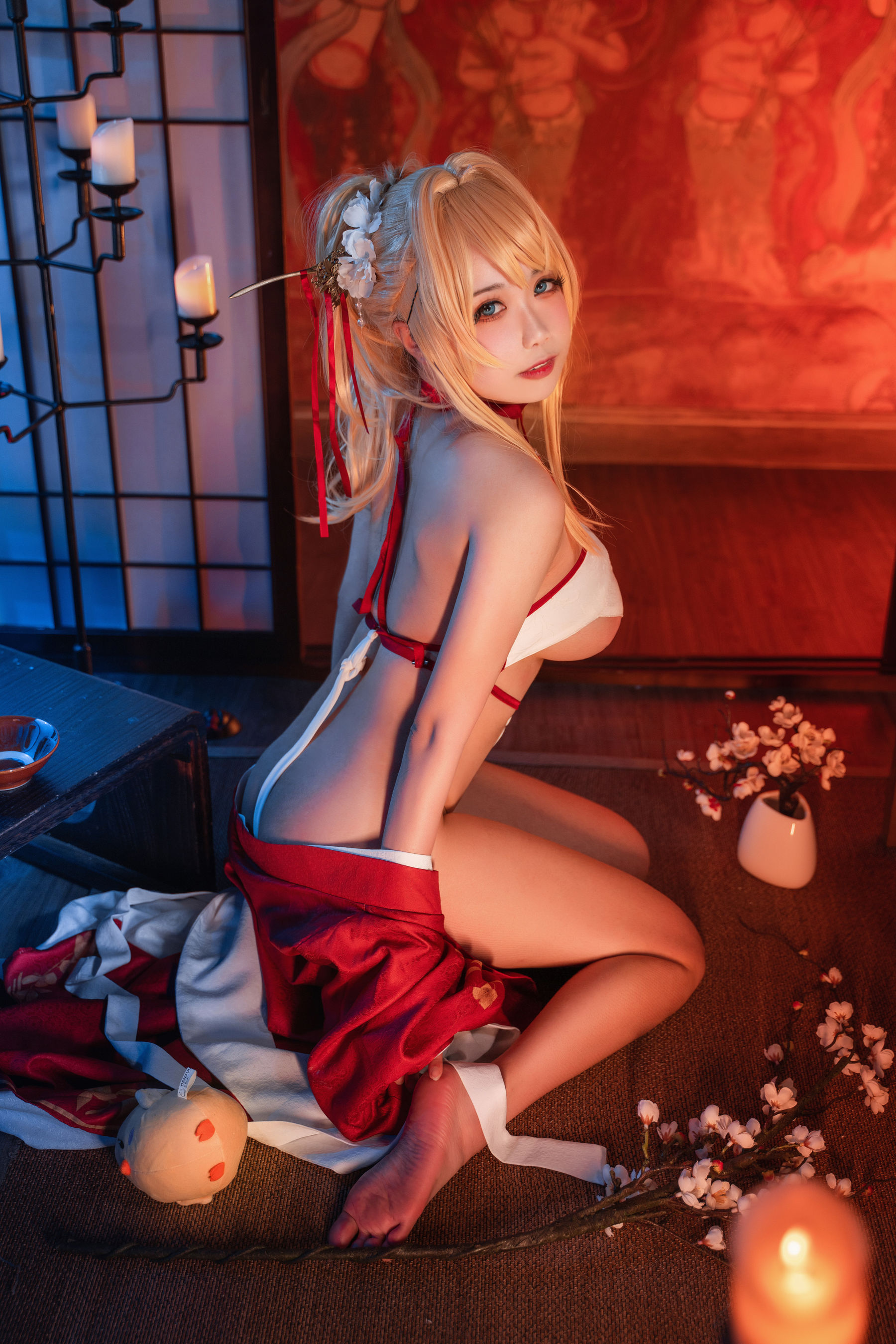 [福利COS] 贞子蜜桃 - 碧蓝航线 新春光荣
