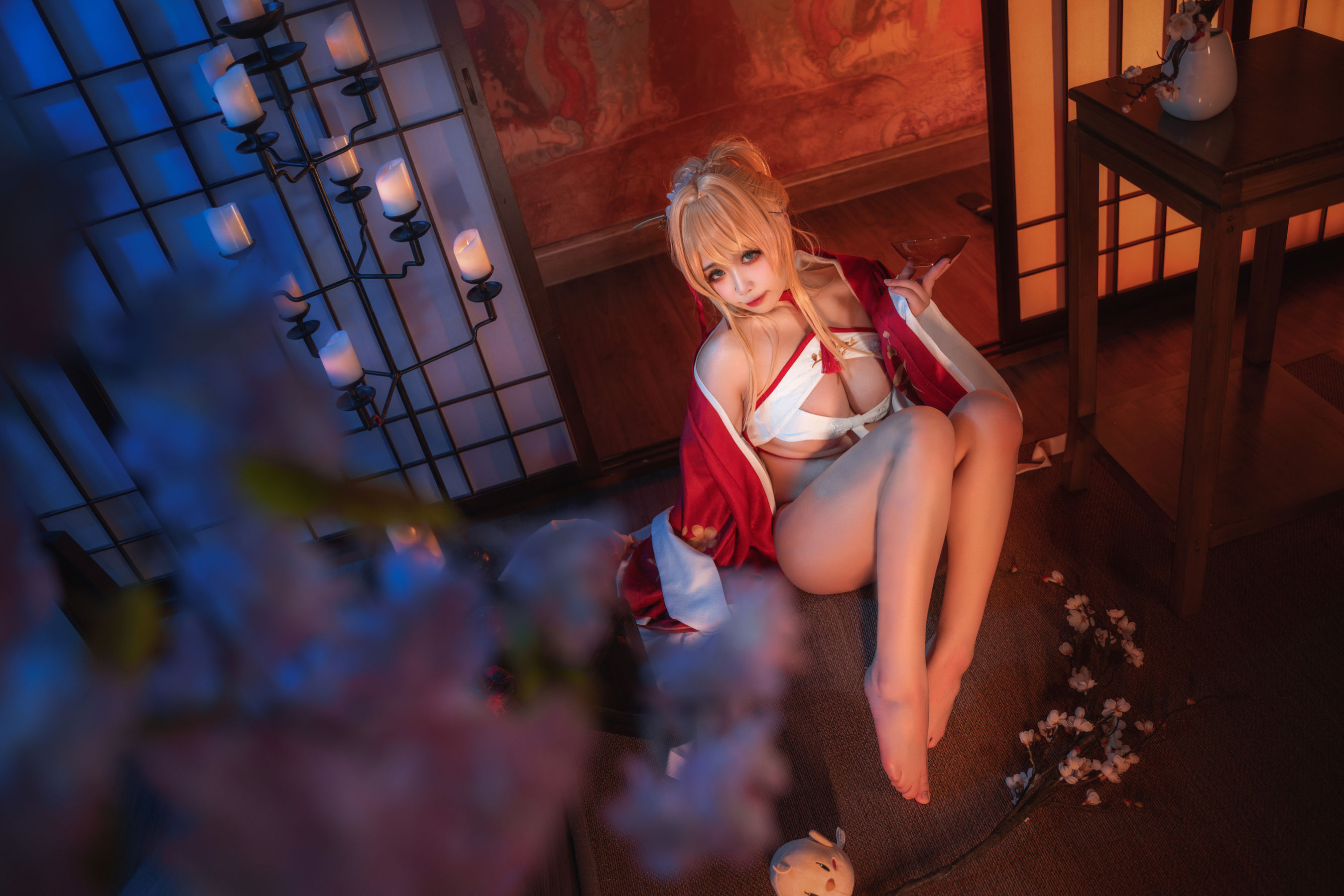 [福利COS] 贞子蜜桃 - 碧蓝航线 新春光荣