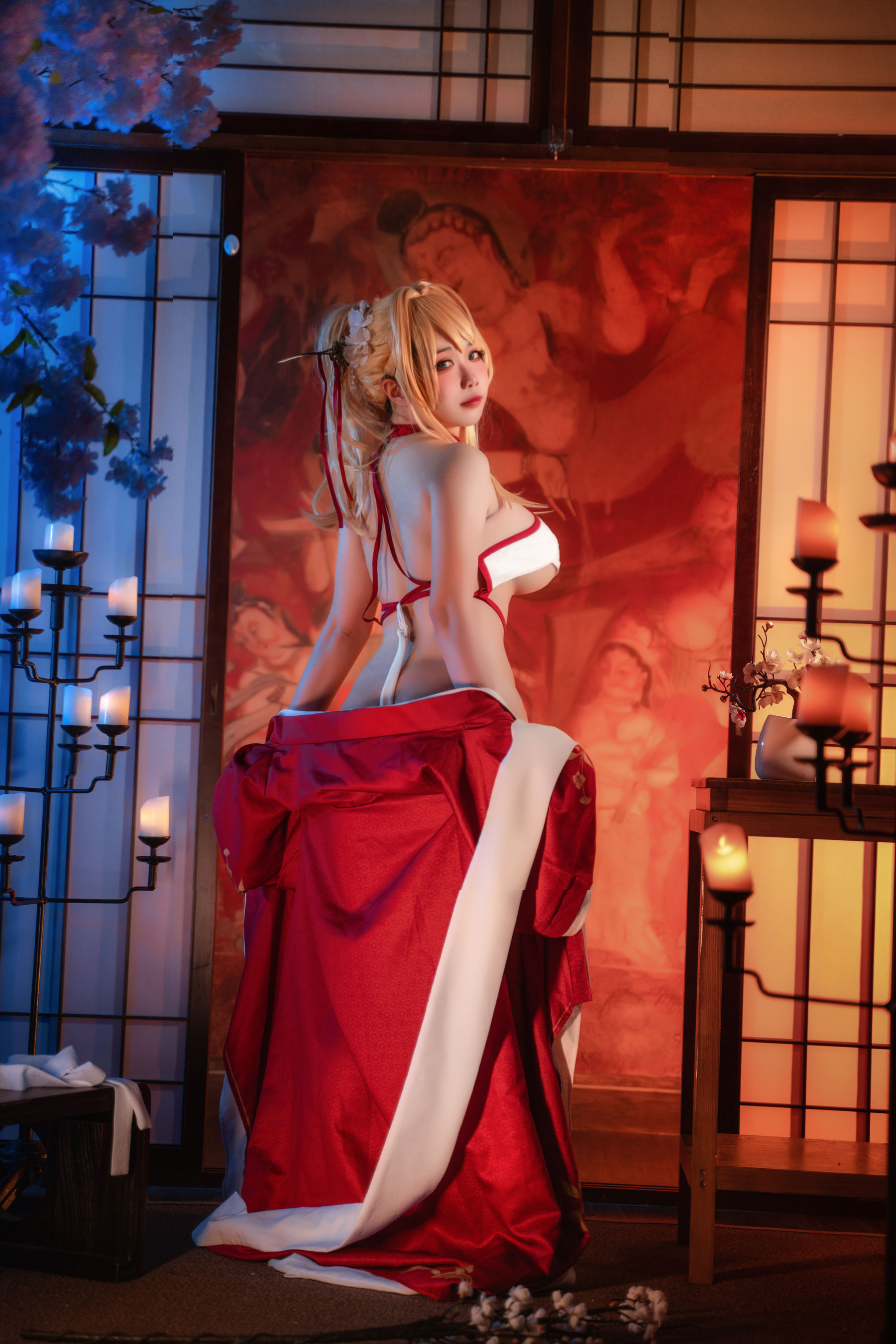 [福利COS] 贞子蜜桃 - 碧蓝航线 新春光荣