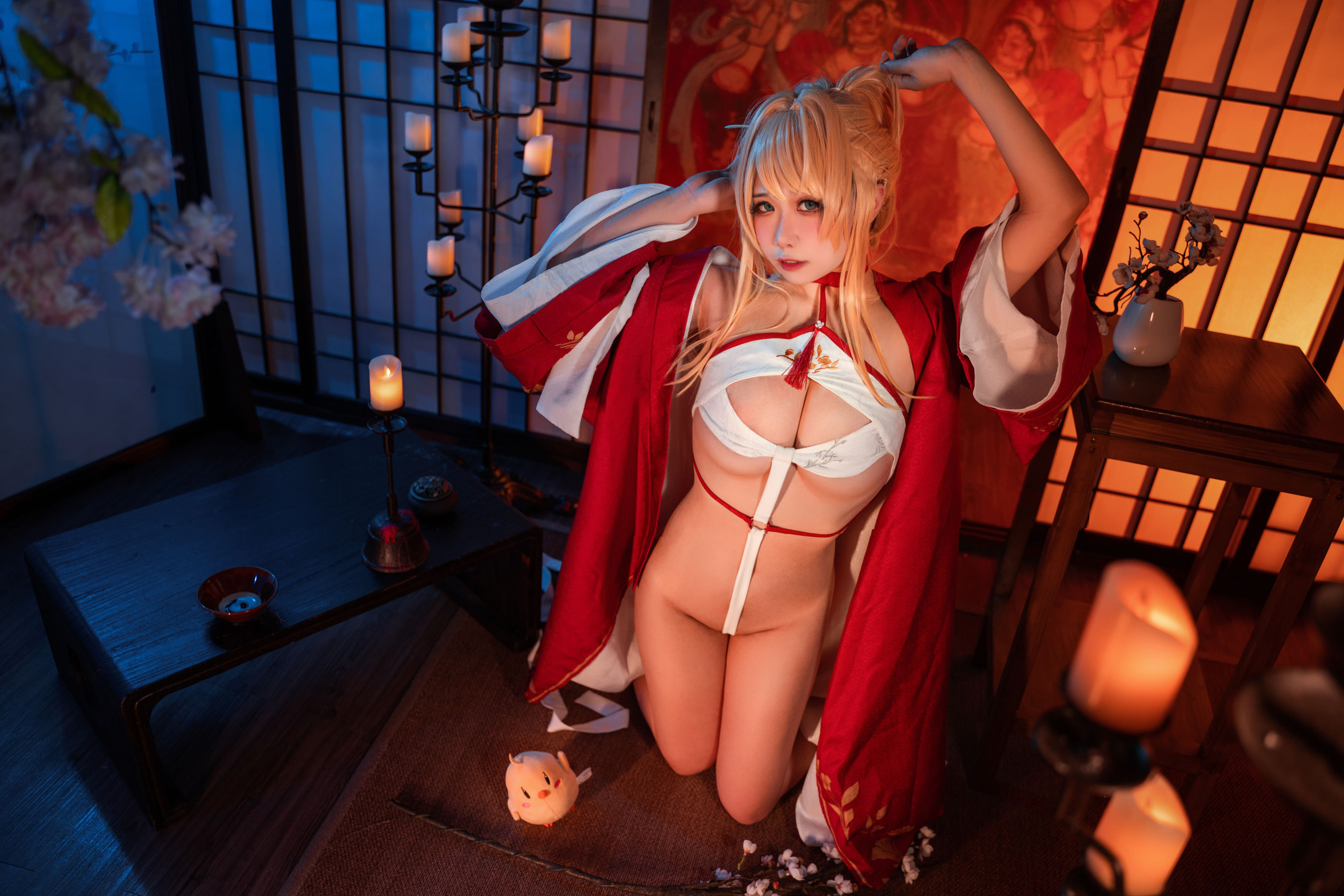 [福利COS] 贞子蜜桃 - 碧蓝航线 新春光荣