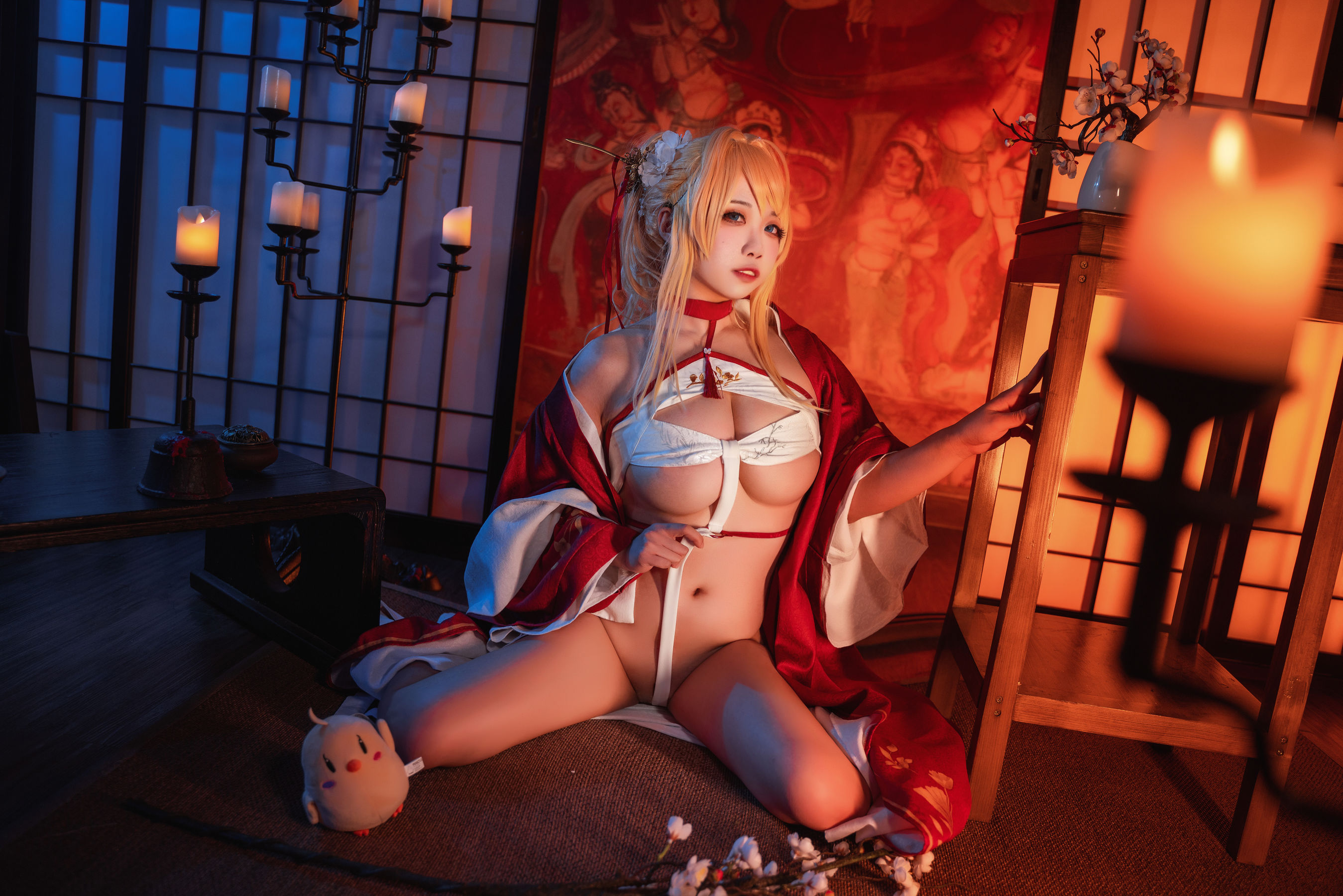 [福利COS] 贞子蜜桃 - 碧蓝航线 新春光荣