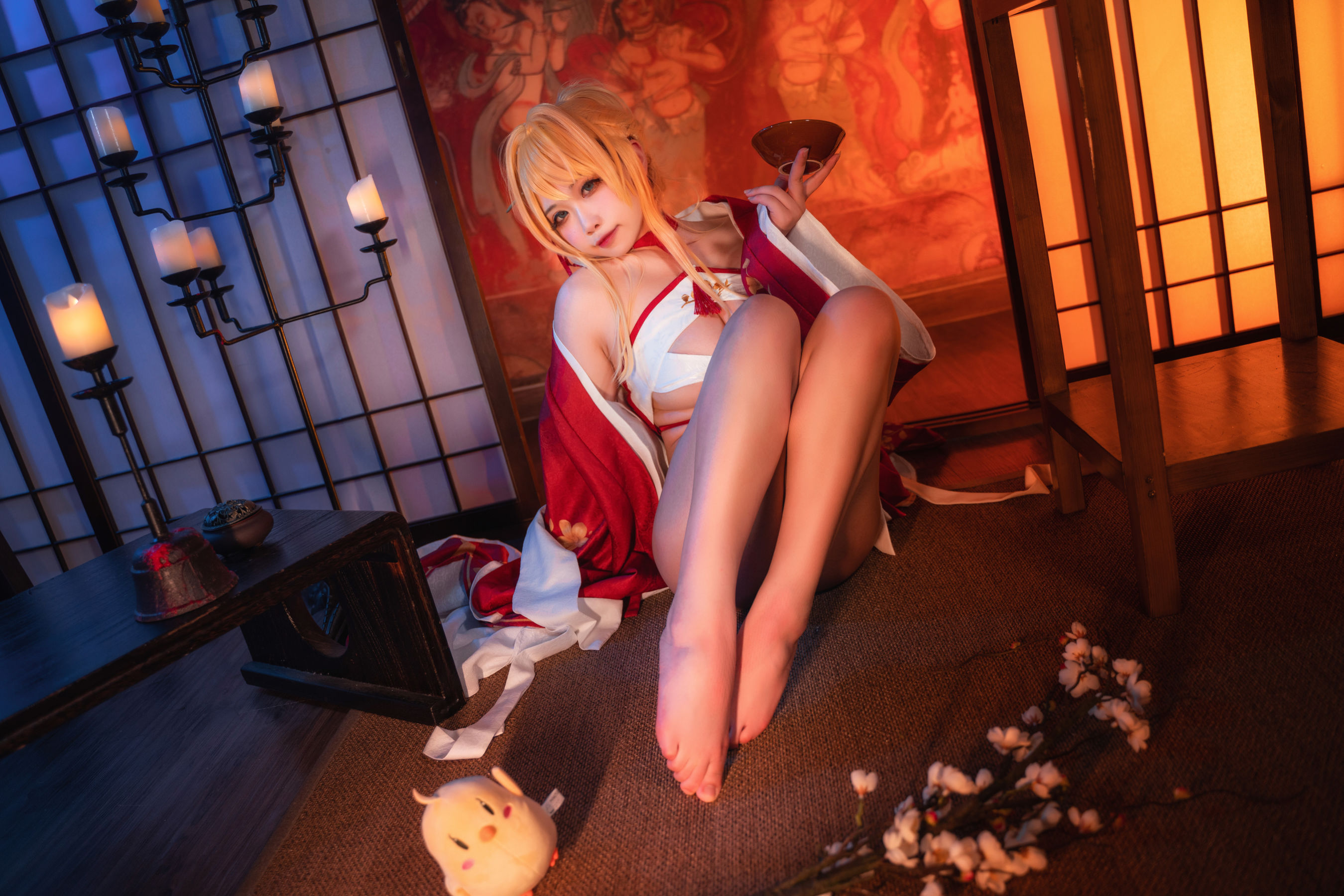[福利COS] 贞子蜜桃 - 碧蓝航线 新春光荣