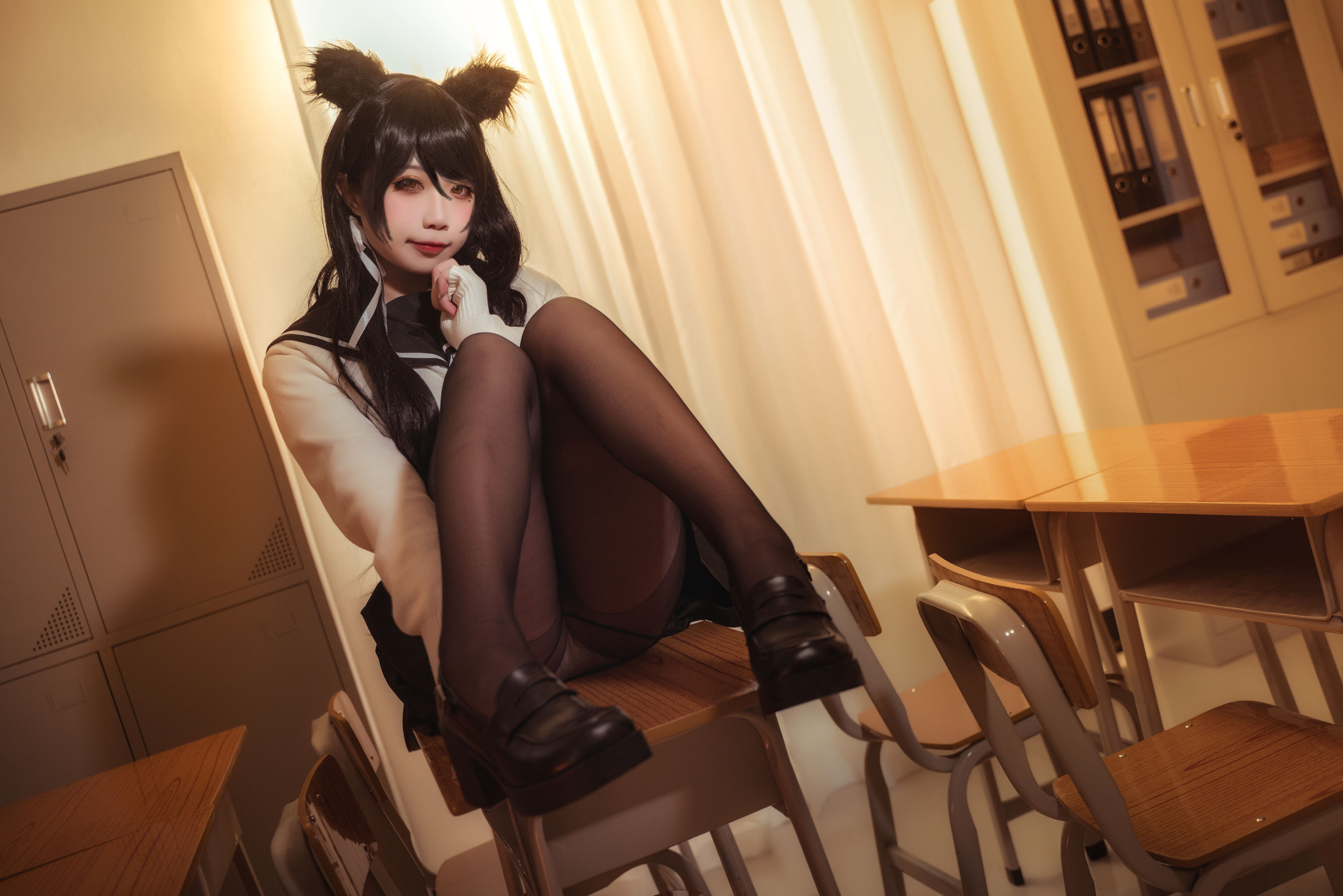 [福利COS] 贞子蜜桃 - 碧蓝航线 爱宕高雄制服