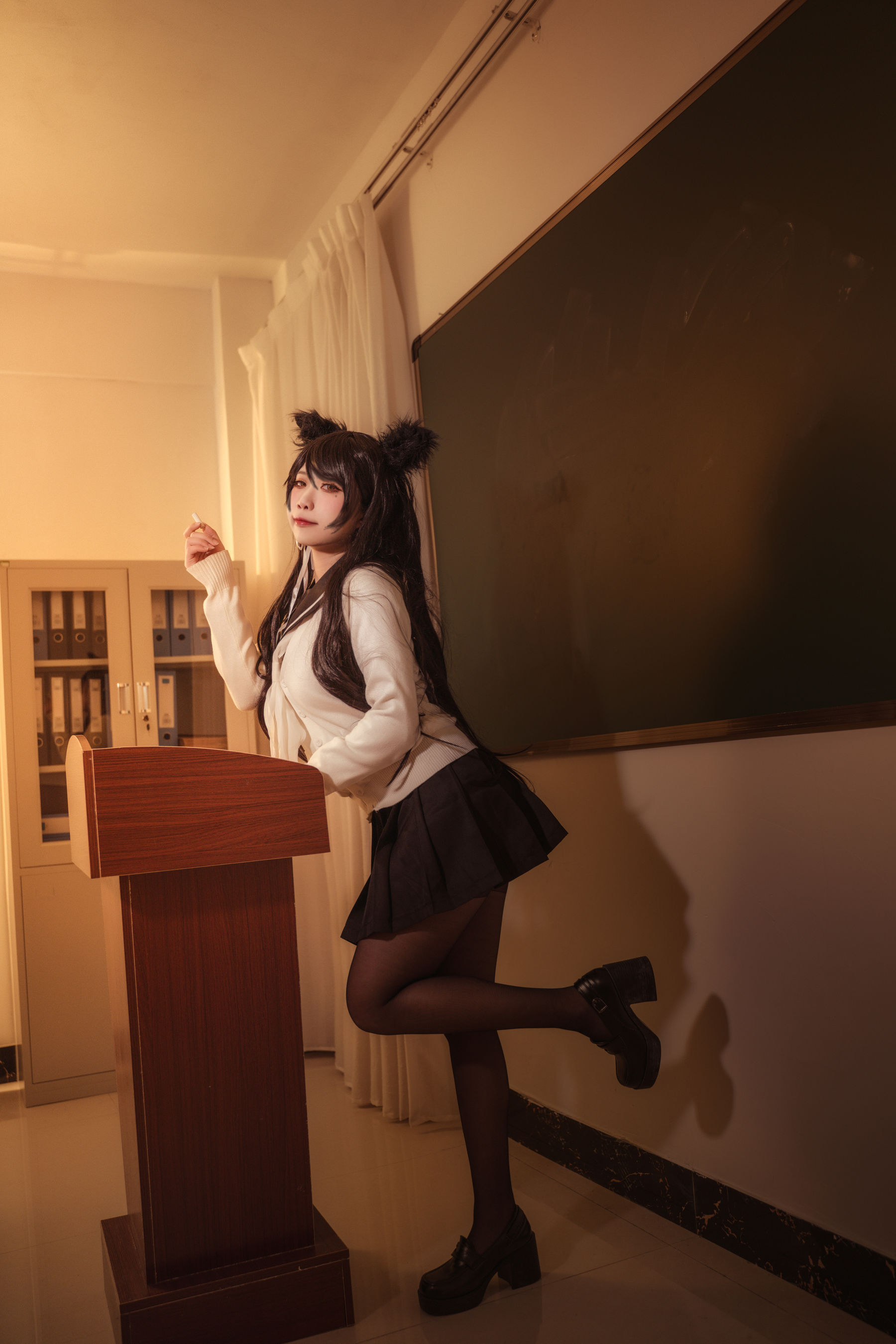[福利COS] 贞子蜜桃 - 碧蓝航线 爱宕高雄制服