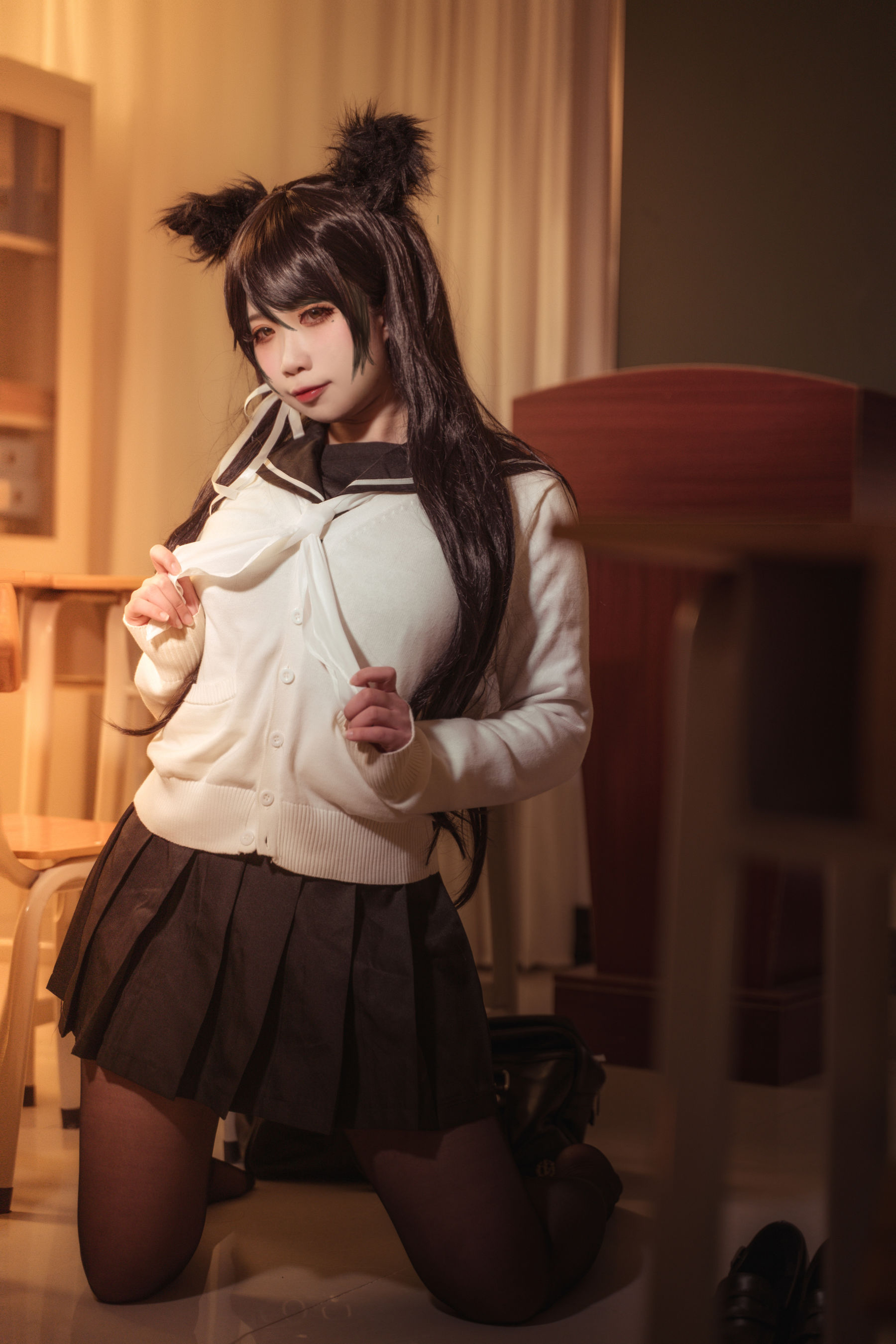 [福利COS] 贞子蜜桃 - 碧蓝航线 爱宕高雄制服
