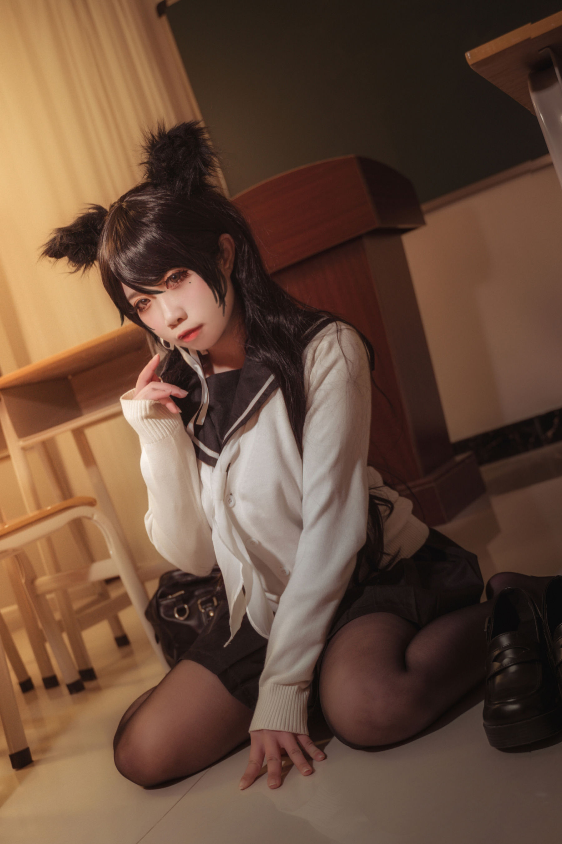 [福利COS] 贞子蜜桃 - 碧蓝航线 爱宕高雄制服