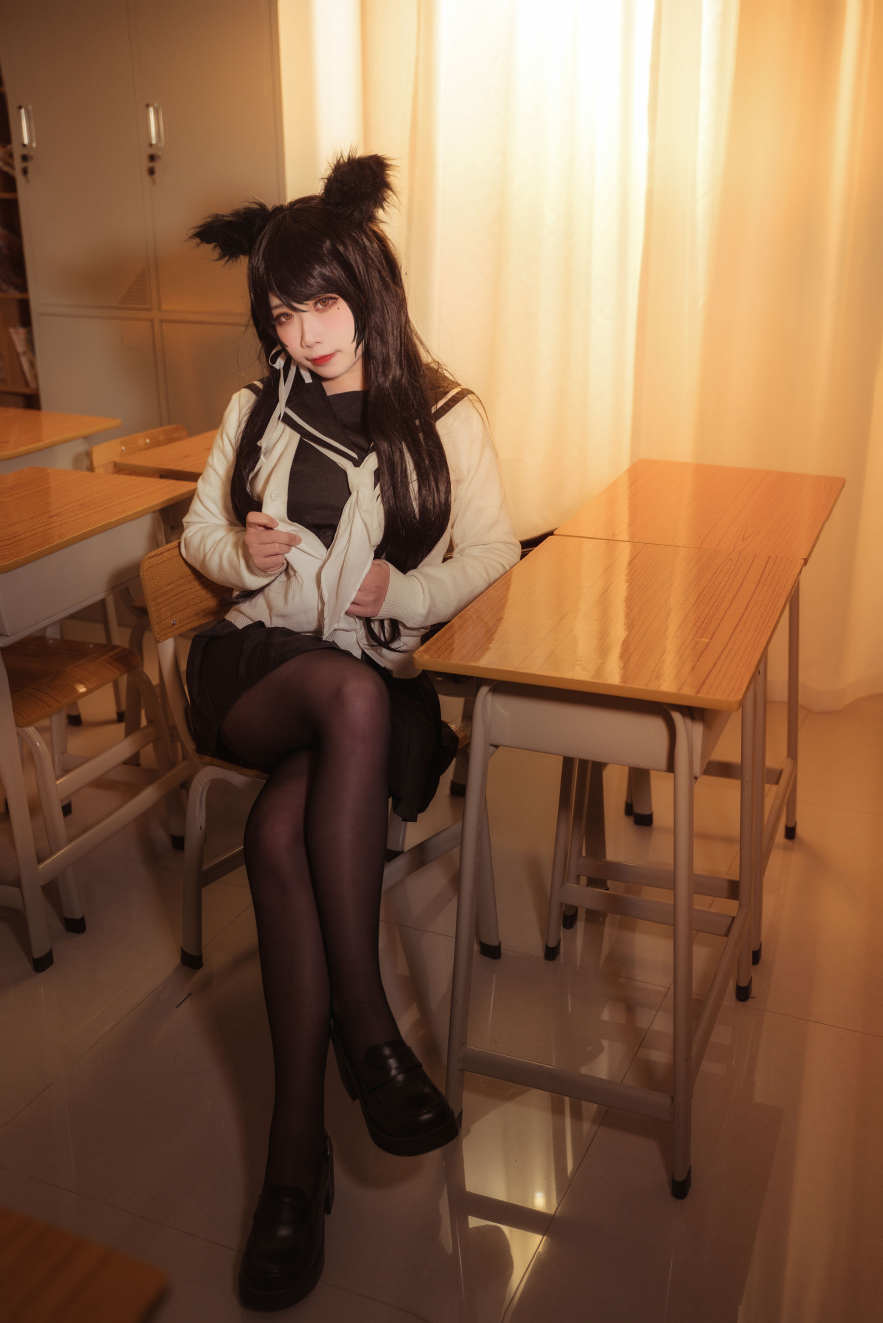[福利COS] 贞子蜜桃 - 碧蓝航线 爱宕高雄制服