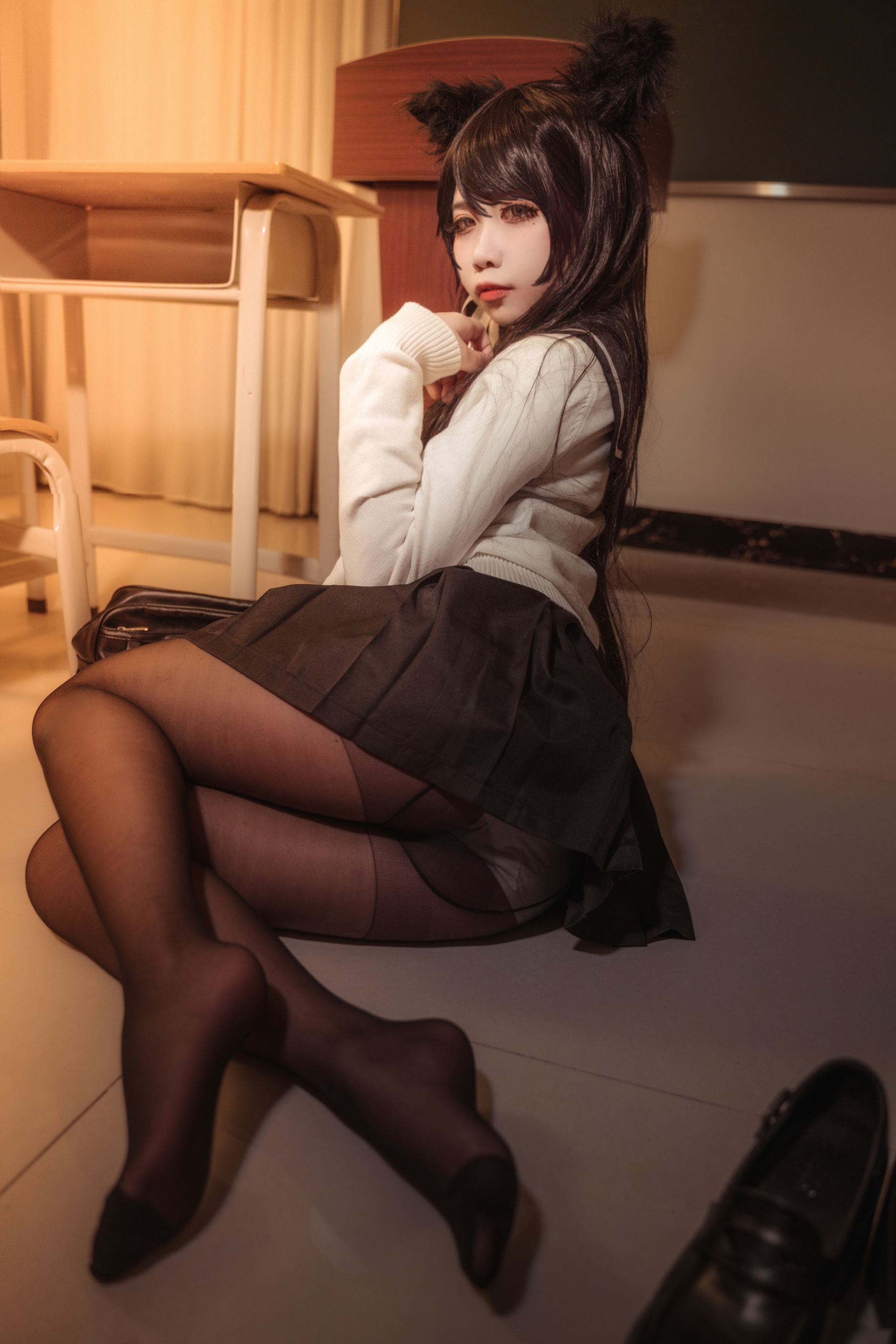 [福利COS] 贞子蜜桃 - 碧蓝航线 爱宕高雄制服