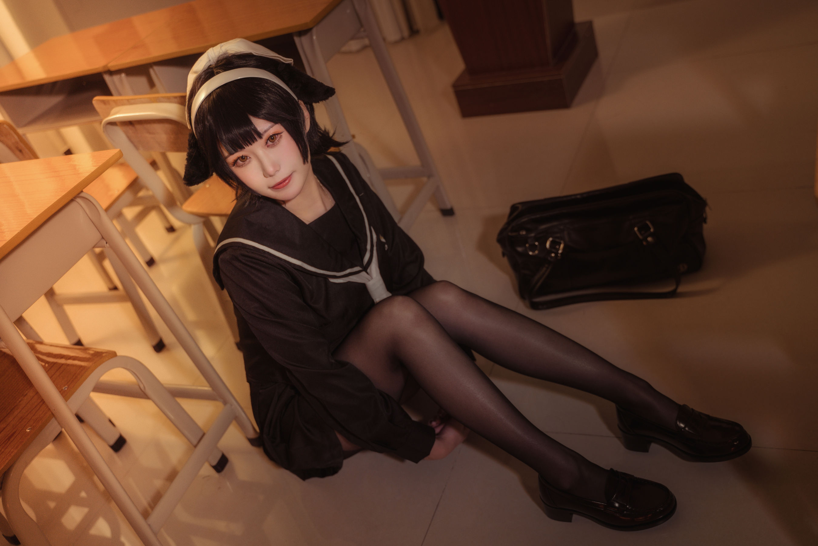 [福利COS] 贞子蜜桃 - 碧蓝航线 爱宕高雄制服