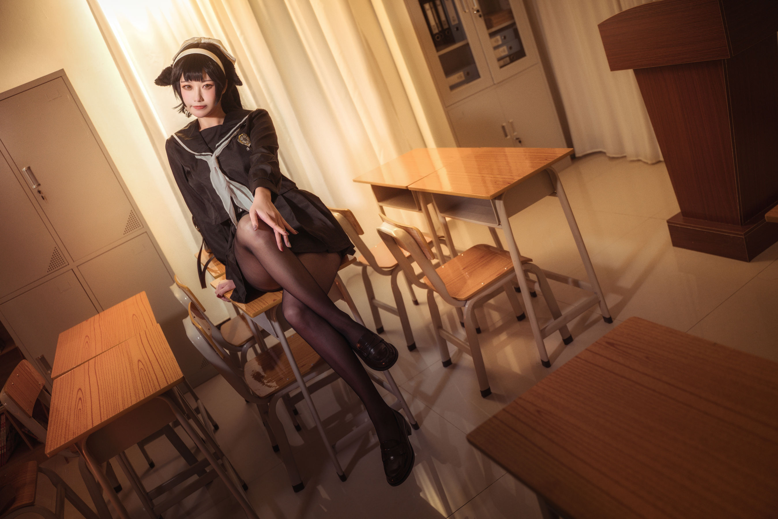[福利COS] 贞子蜜桃 - 碧蓝航线 爱宕高雄制服