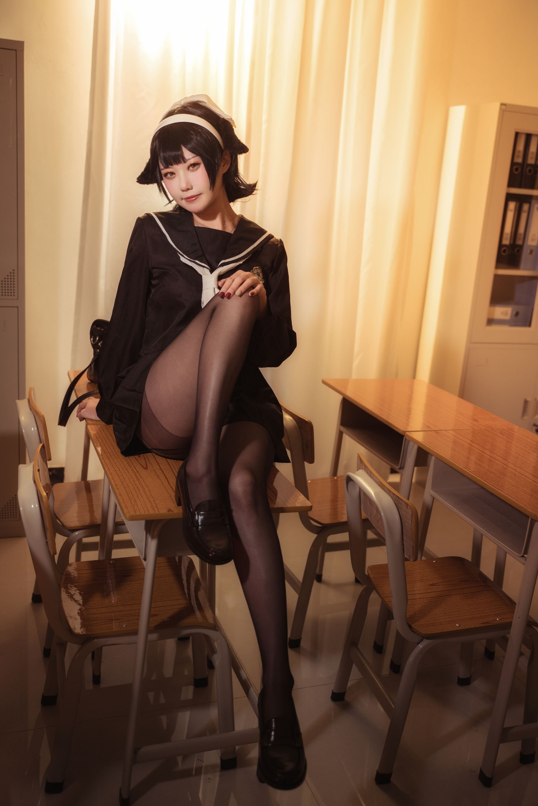 [福利COS] 贞子蜜桃 - 碧蓝航线 爱宕高雄制服