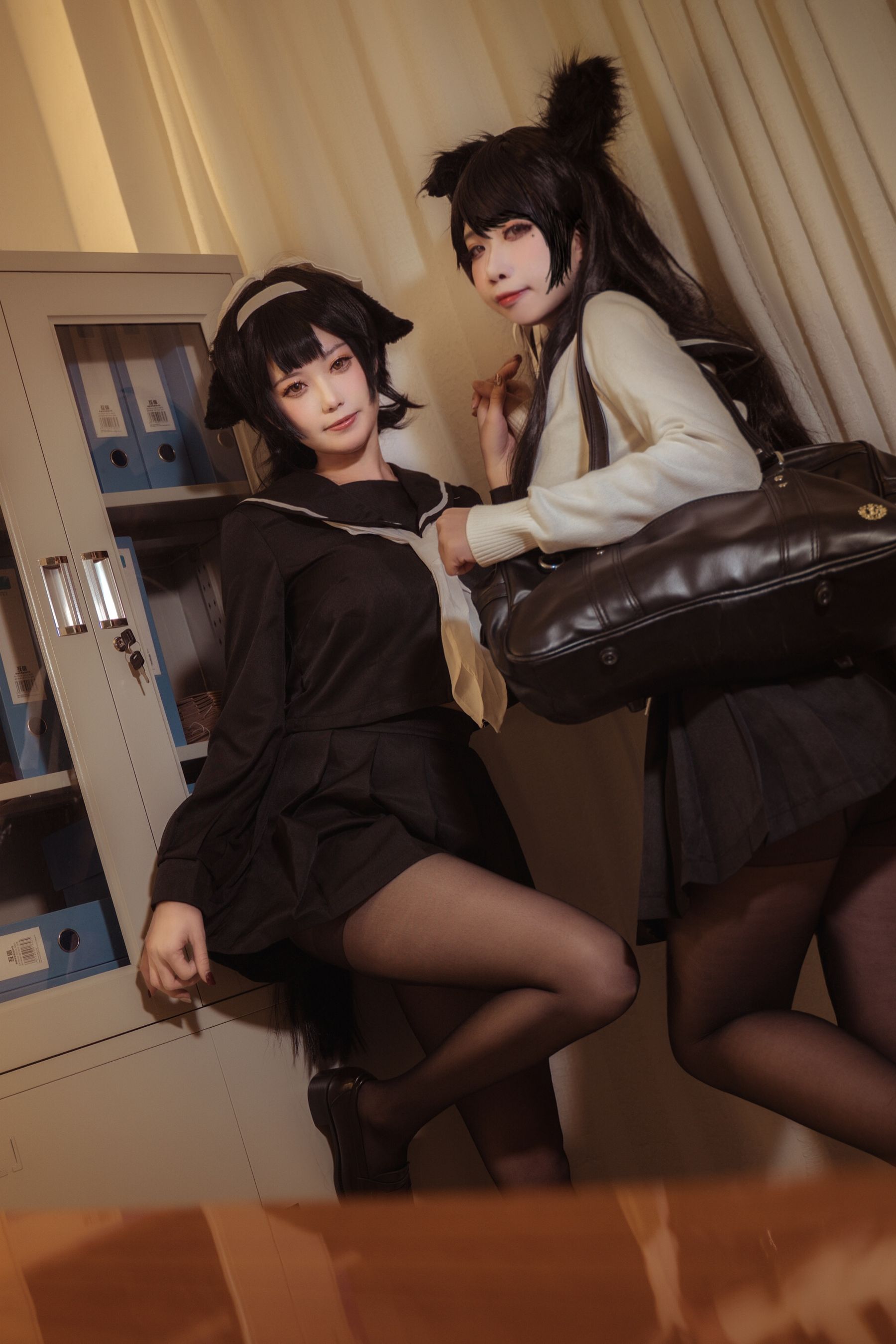[福利COS] 贞子蜜桃 - 碧蓝航线 爱宕高雄制服