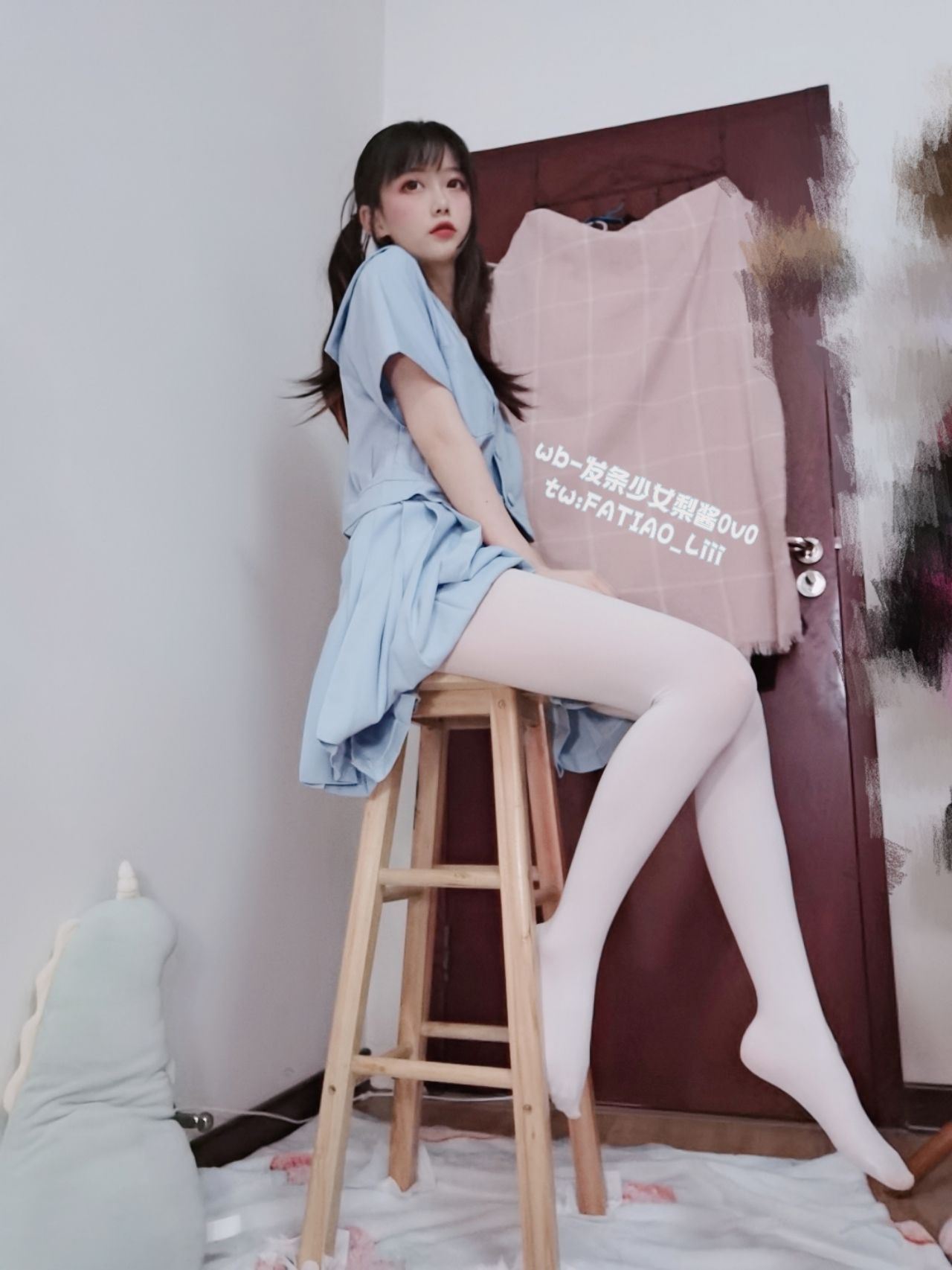 [福利COS] 迷之呆梨(发条少女) - 水蓝JK