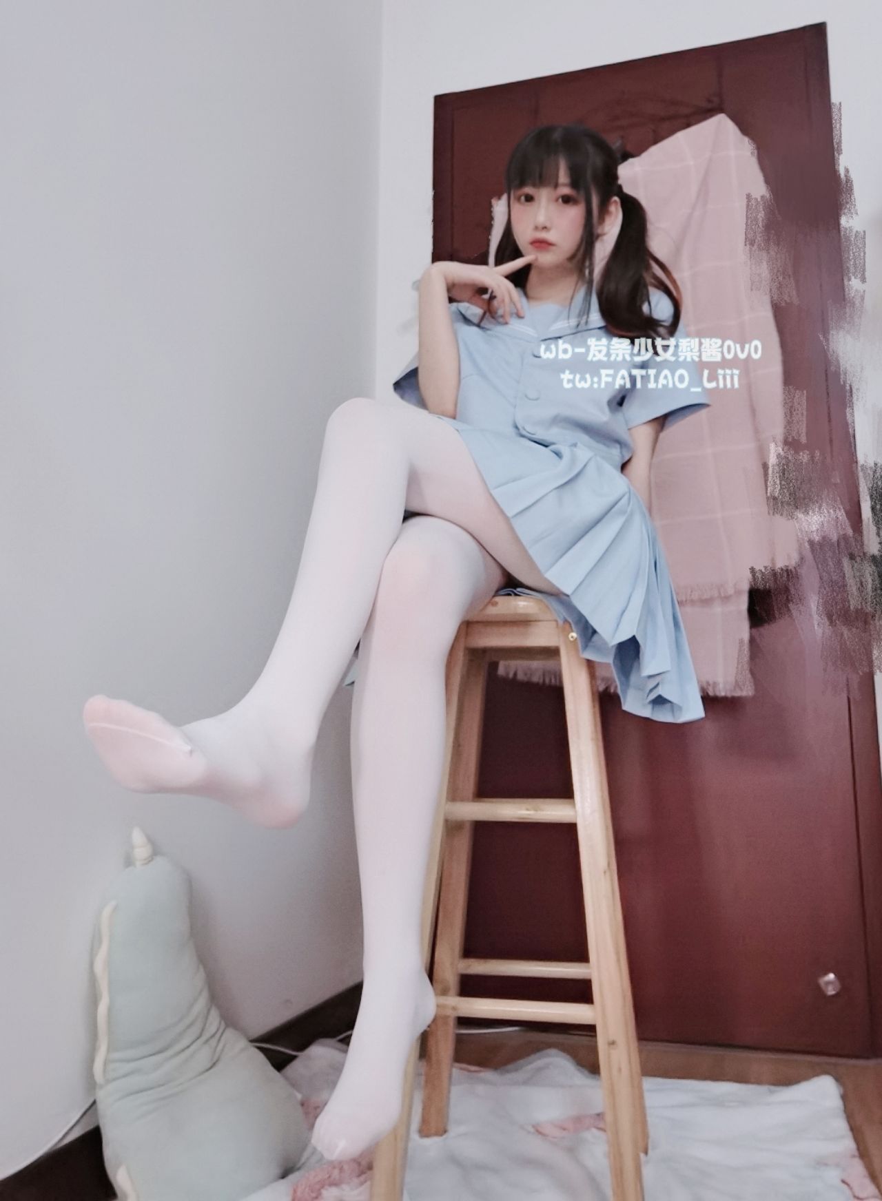 [福利COS] 迷之呆梨(发条少女) - 水蓝JK