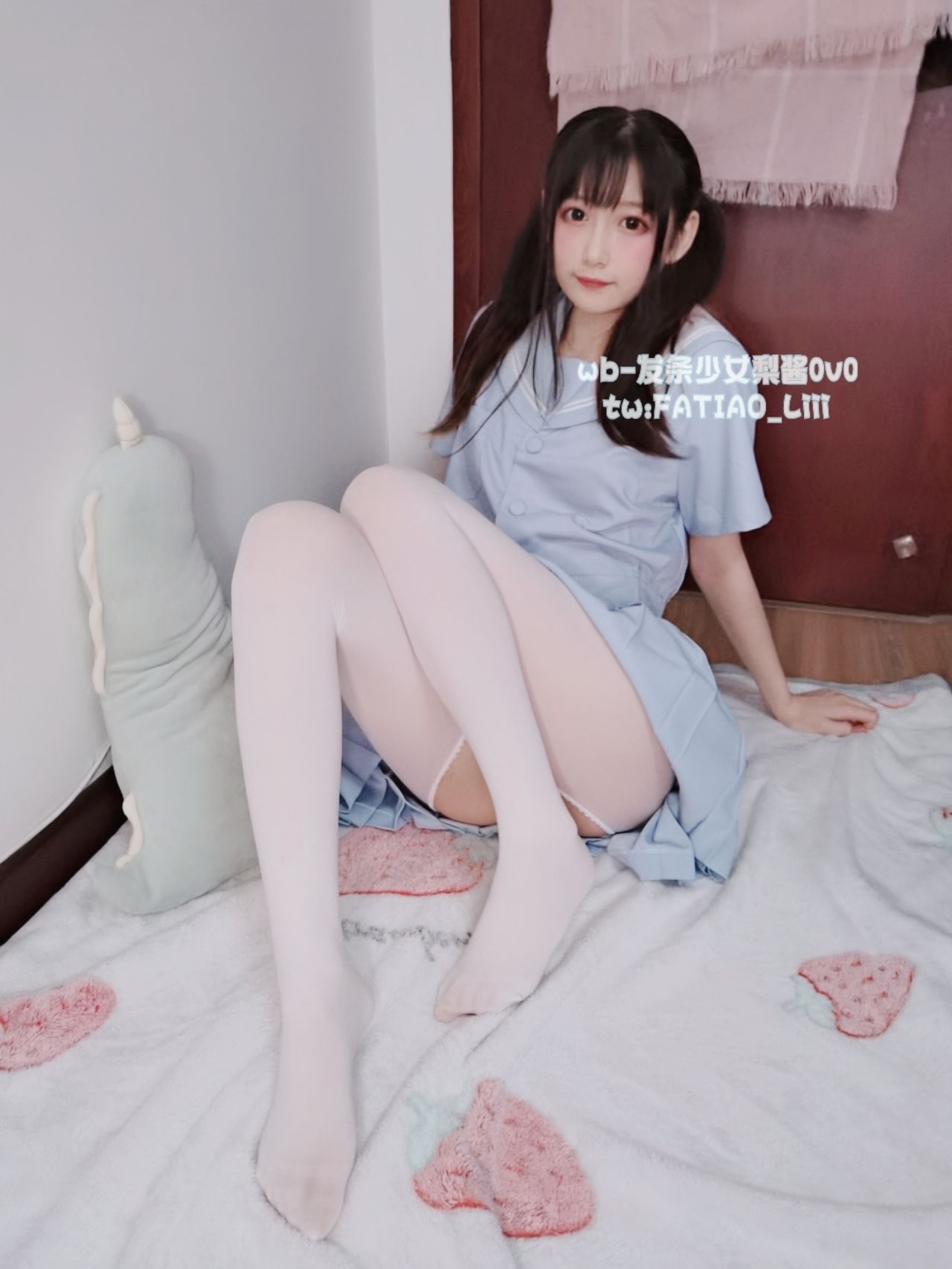 [福利COS] 迷之呆梨(发条少女) - 水蓝JK