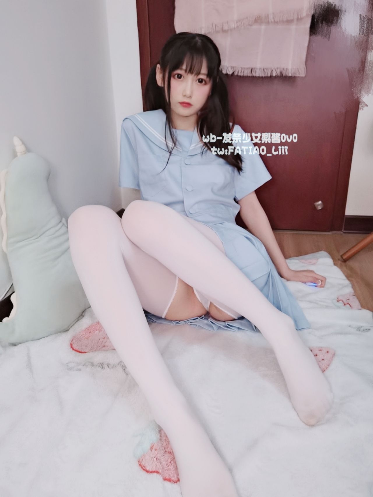 [福利COS] 迷之呆梨(发条少女) - 水蓝JK