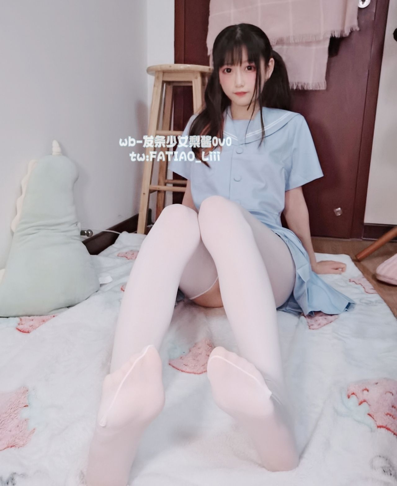 [福利COS] 迷之呆梨(发条少女) - 水蓝JK