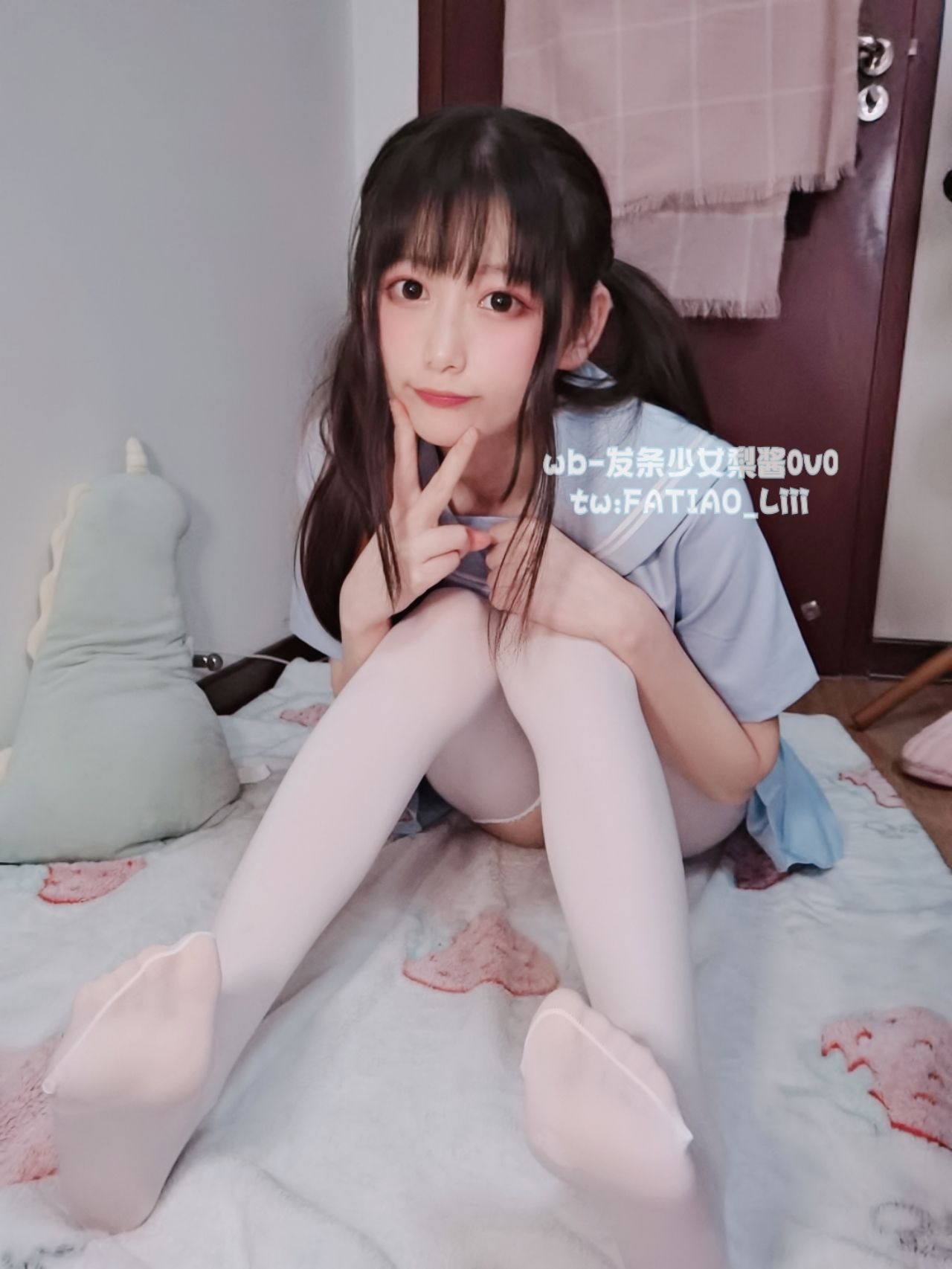 [福利COS] 迷之呆梨(发条少女) - 水蓝JK