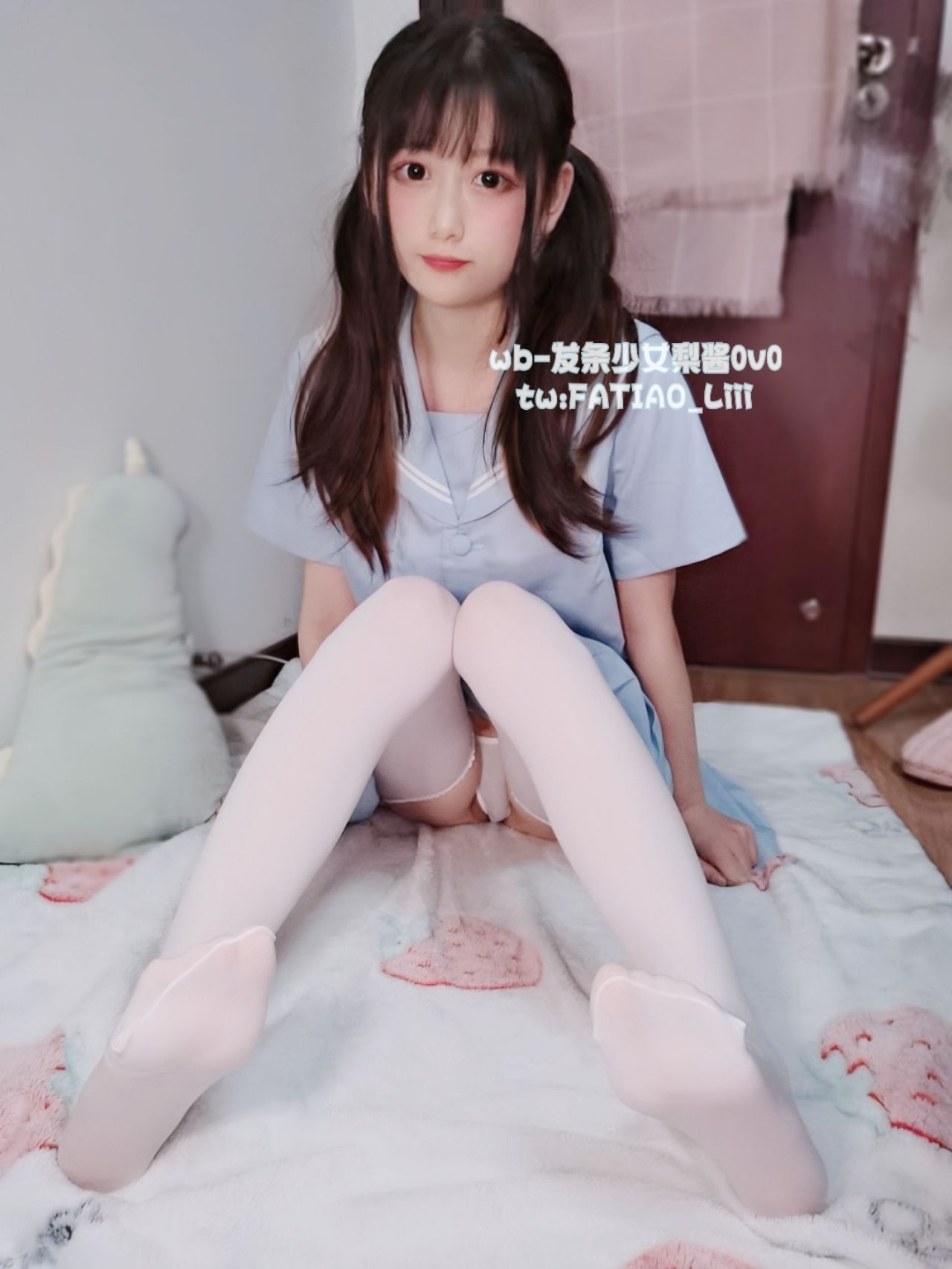 [福利COS] 迷之呆梨(发条少女) - 水蓝JK