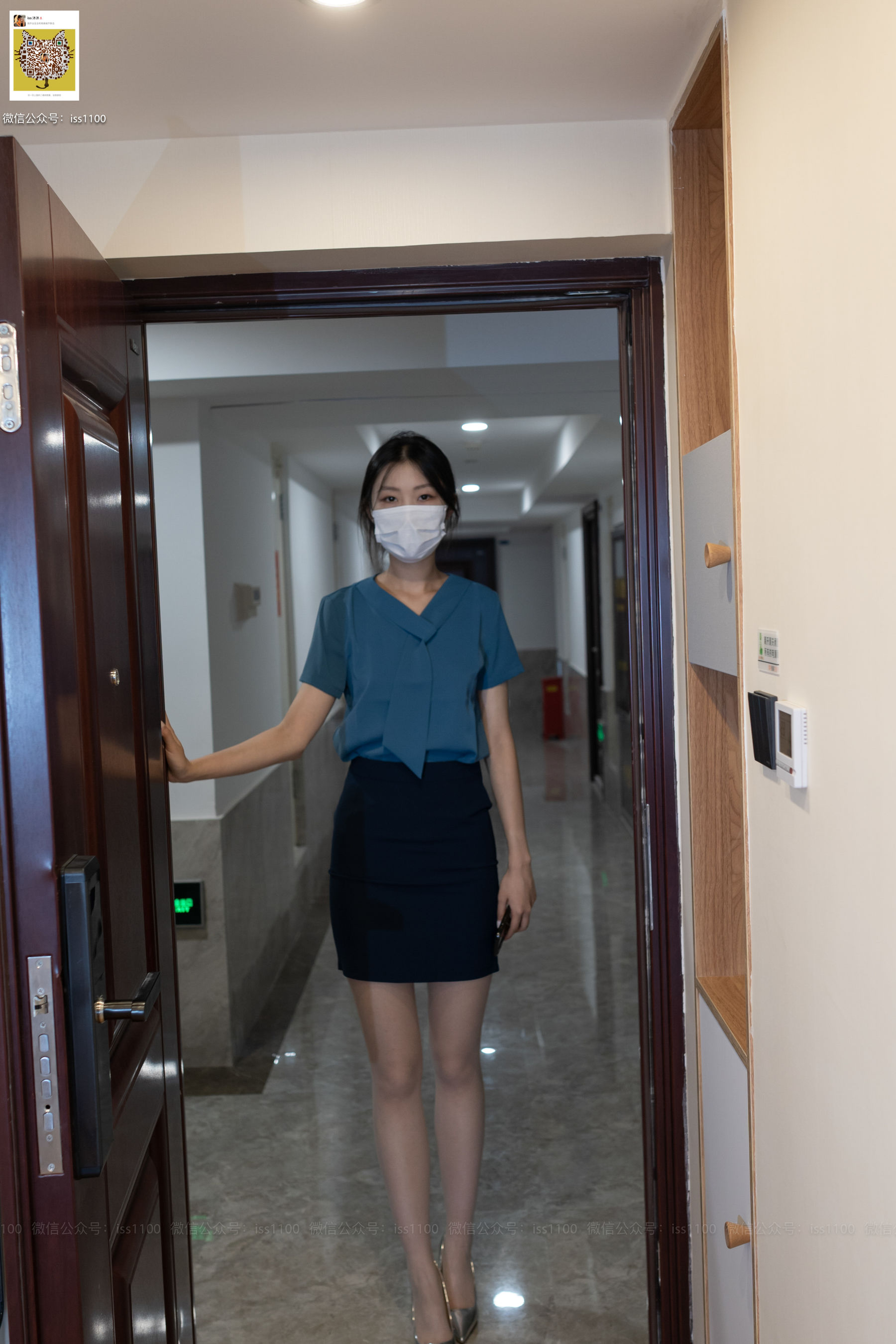[ISS尤好物系列] 美晗 蓝正装