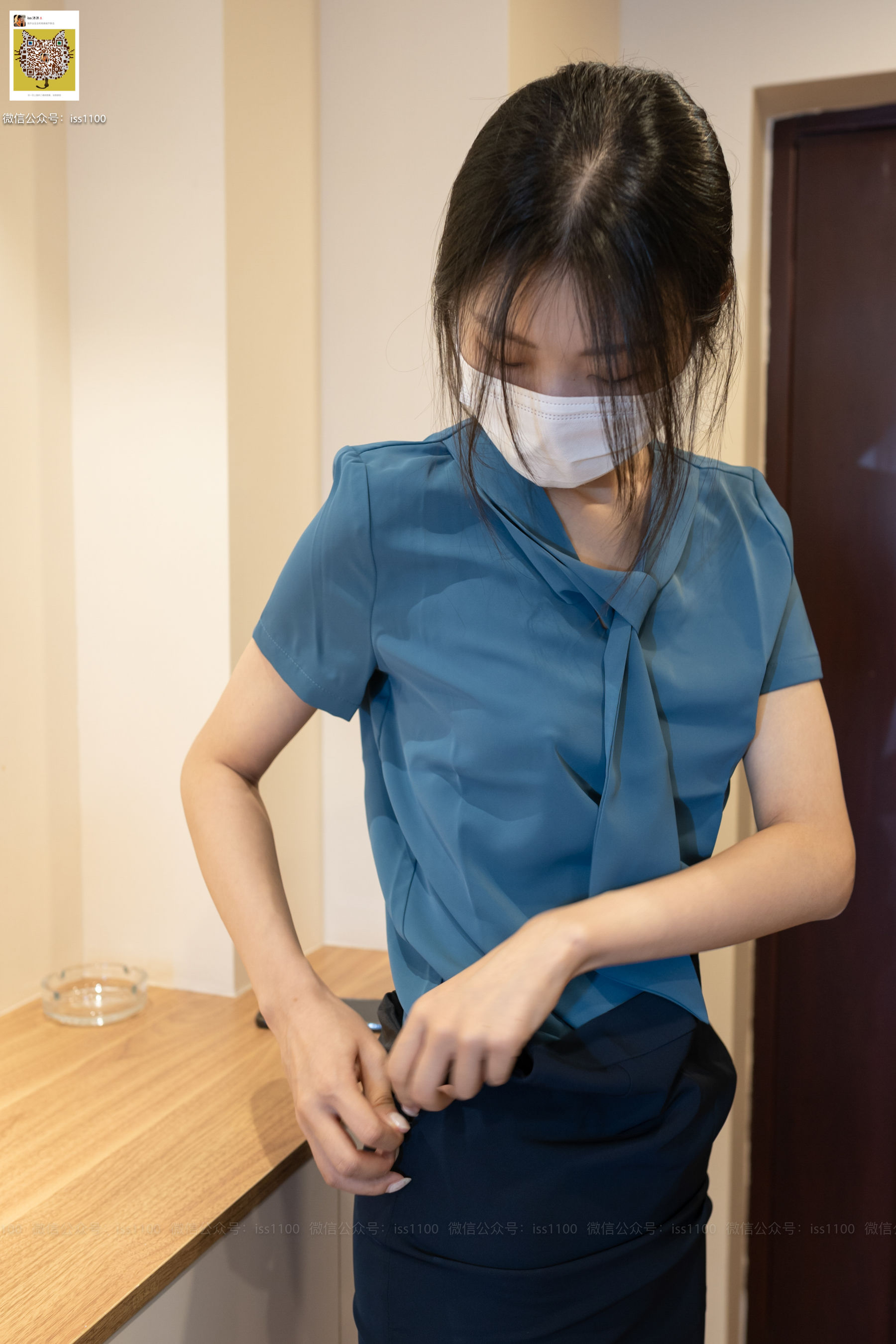 [ISS尤好物系列] 美晗 蓝正装