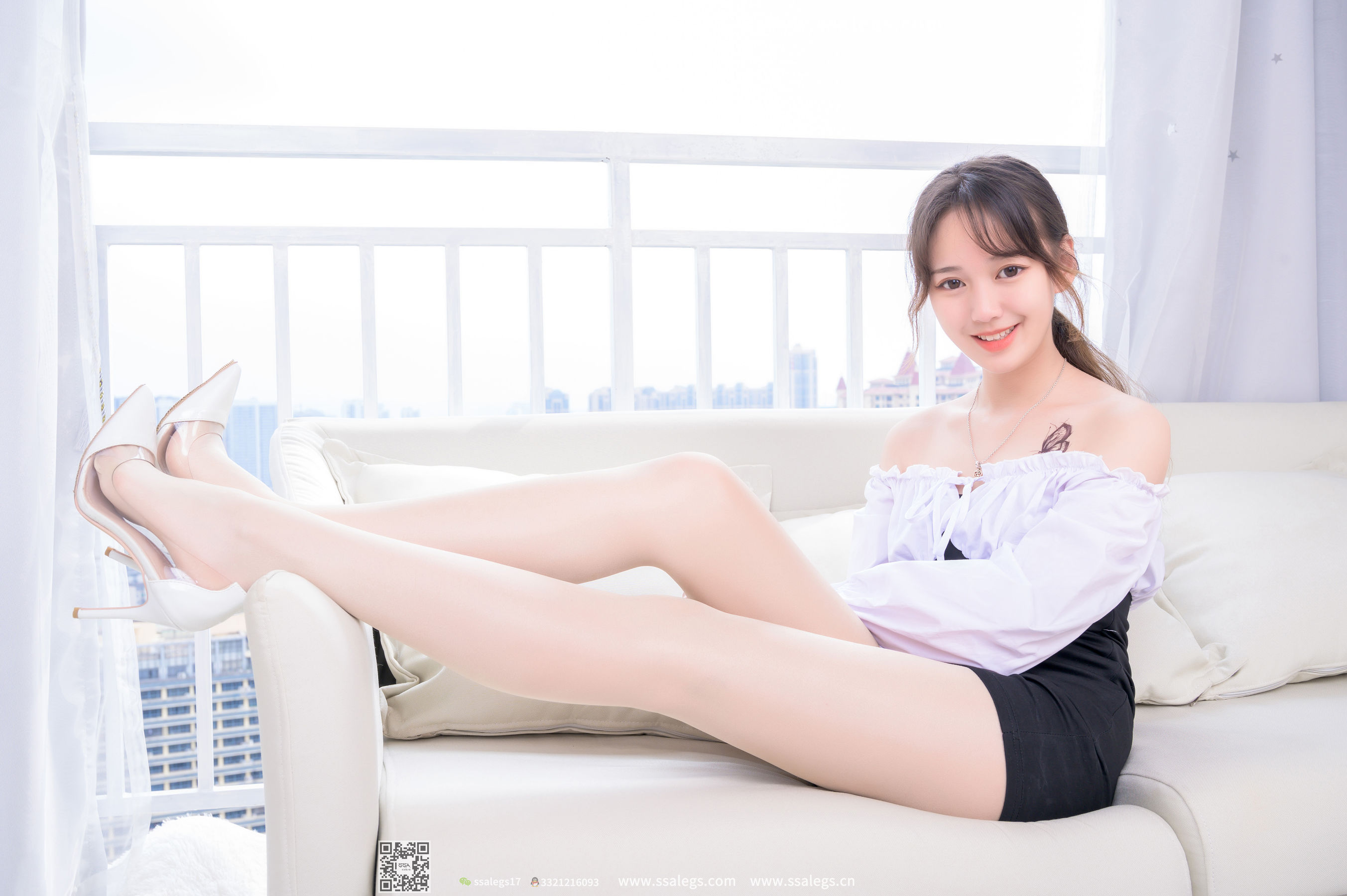 [SSA丝社]超清写真 No.405 宝宝 这个女孩笑得很甜(上)