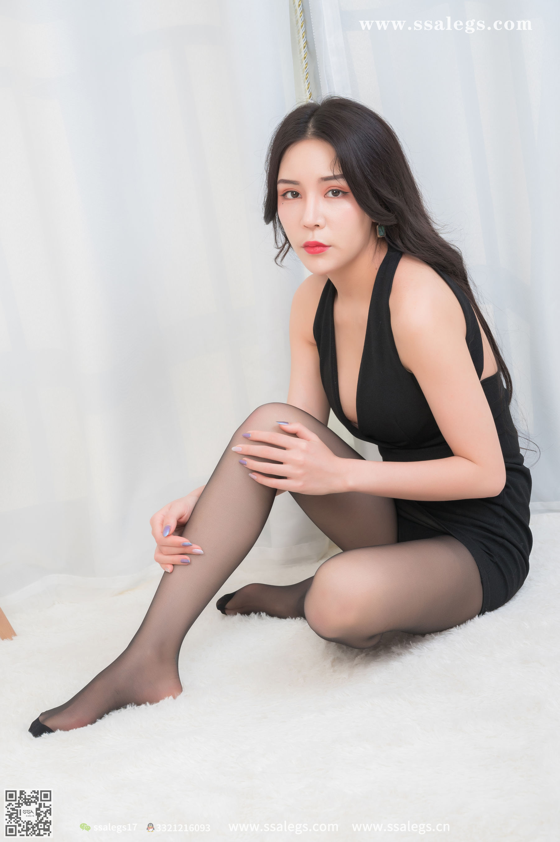 [SSA丝社]超清写真 No.412 娜娜 做真实的御姐黑丝写真(下)