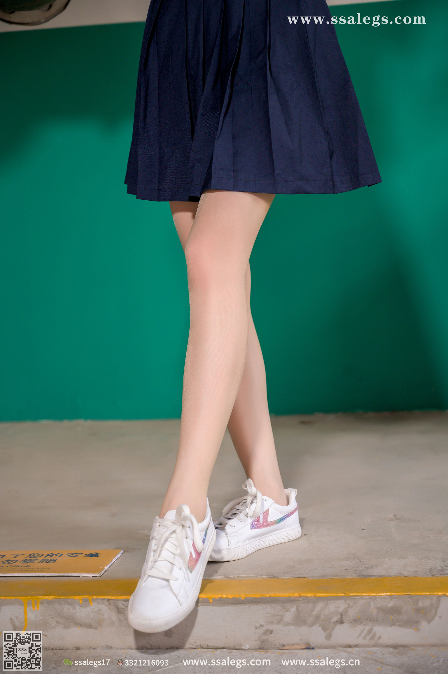 [SSA丝社]超清写真 No.421 漫漫 白色jk制服肉丝写真(上)