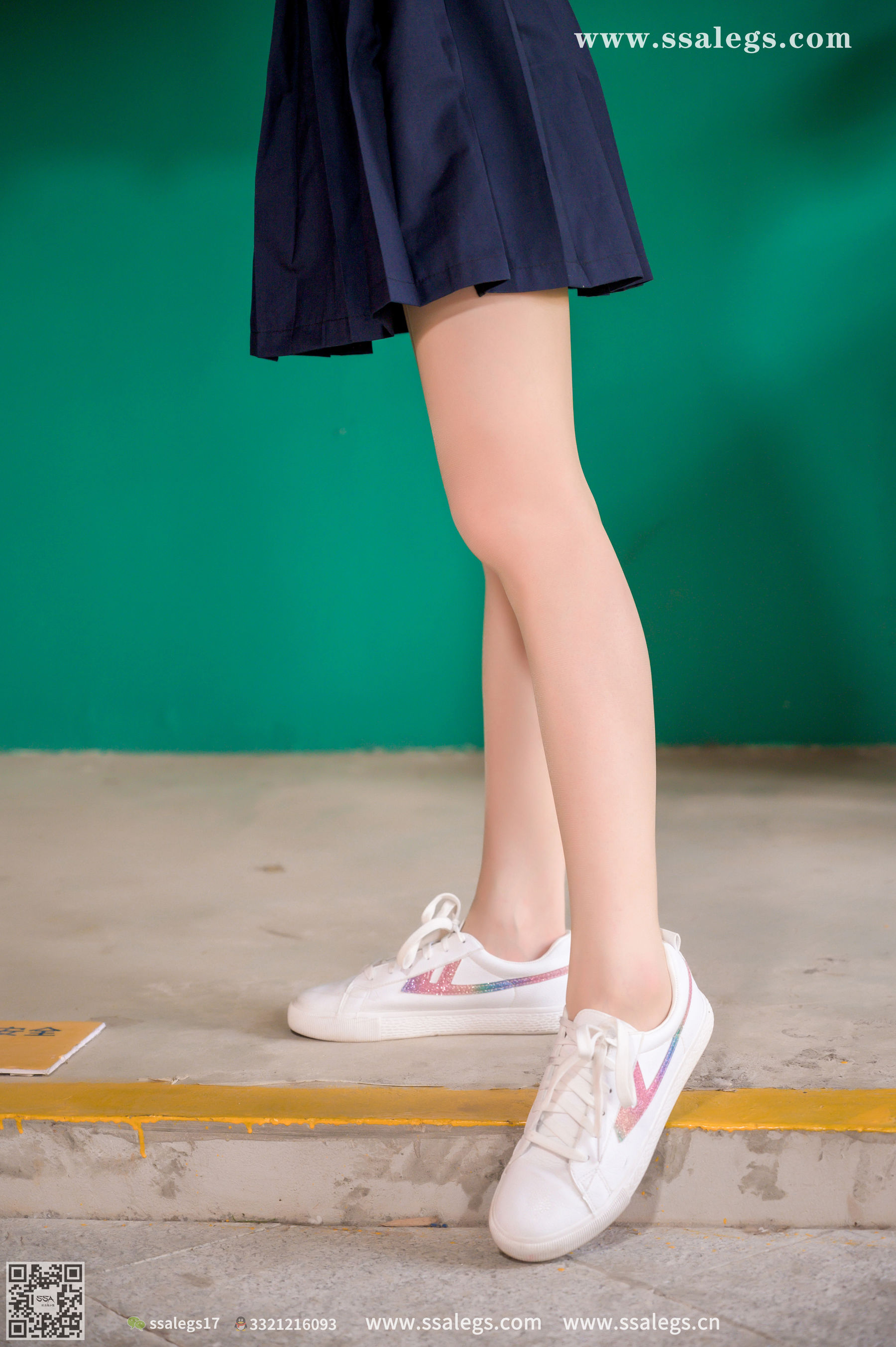 [SSA丝社]超清写真 No.421 漫漫 白色jk制服肉丝写真(上)