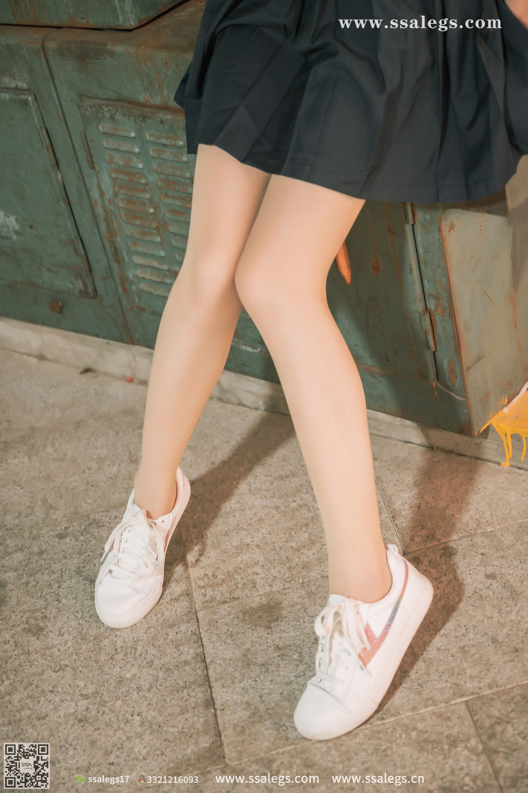 [SSA丝社]超清写真 No.421 漫漫 白色jk制服肉丝写真(上)