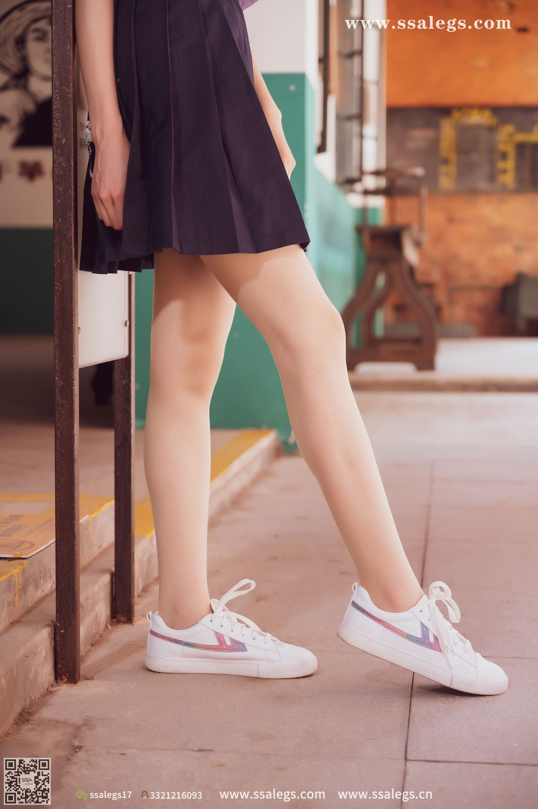 [SSA丝社]超清写真 No.422 漫漫 白色jk制服肉丝写真(下)