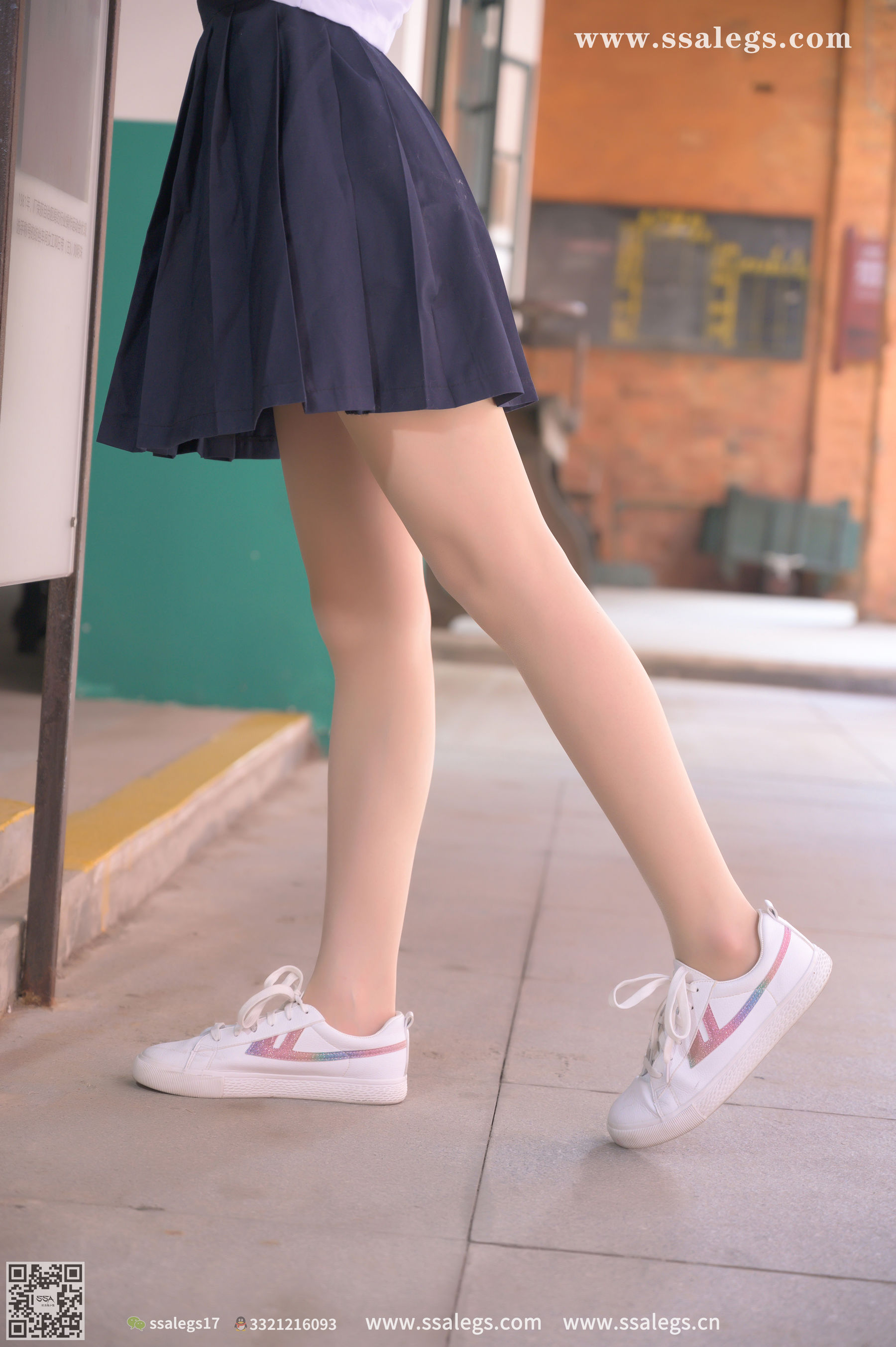 [SSA丝社]超清写真 No.422 漫漫 白色jk制服肉丝写真(下)