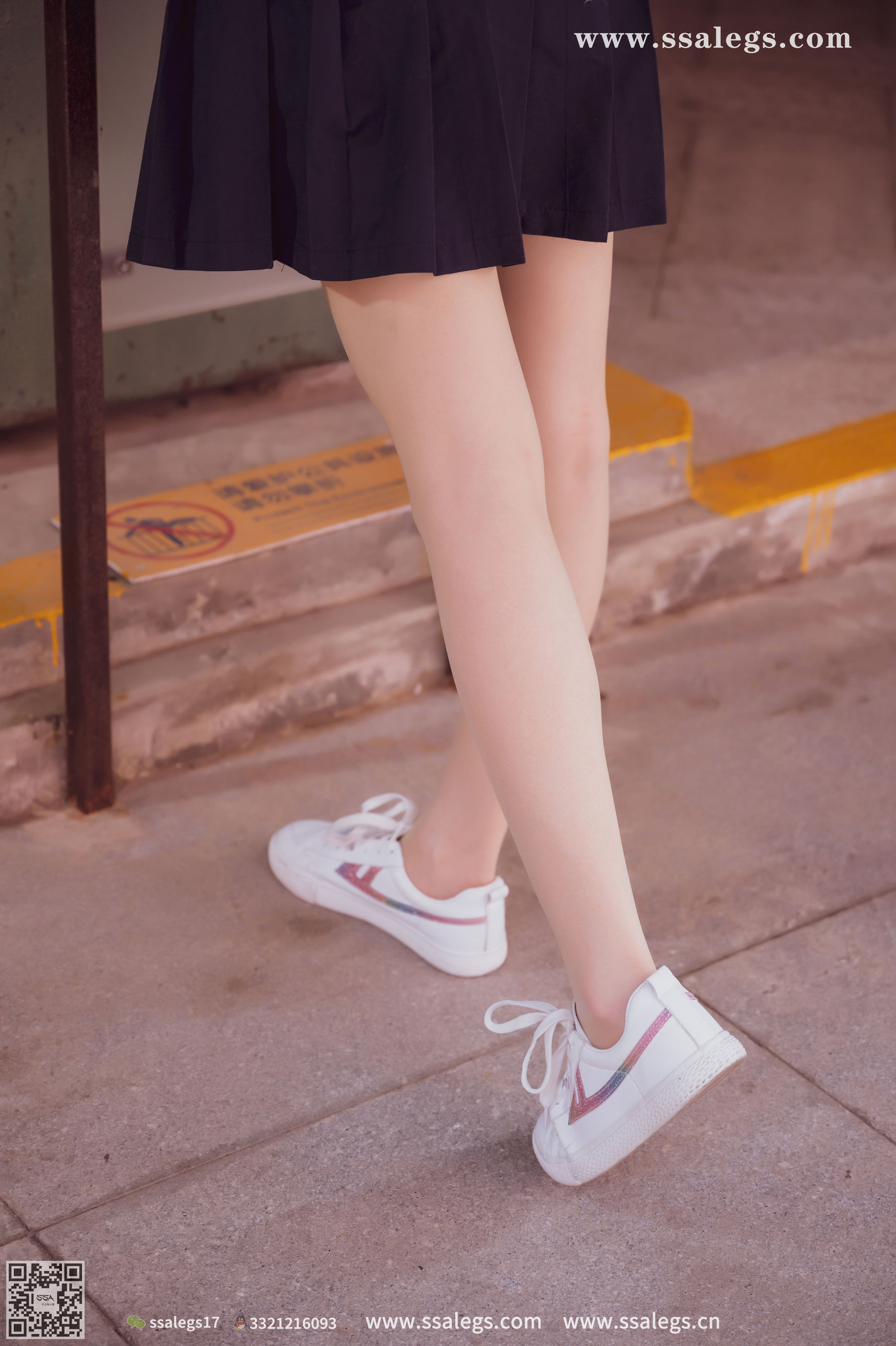 [SSA丝社]超清写真 No.422 漫漫 白色jk制服肉丝写真(下)
