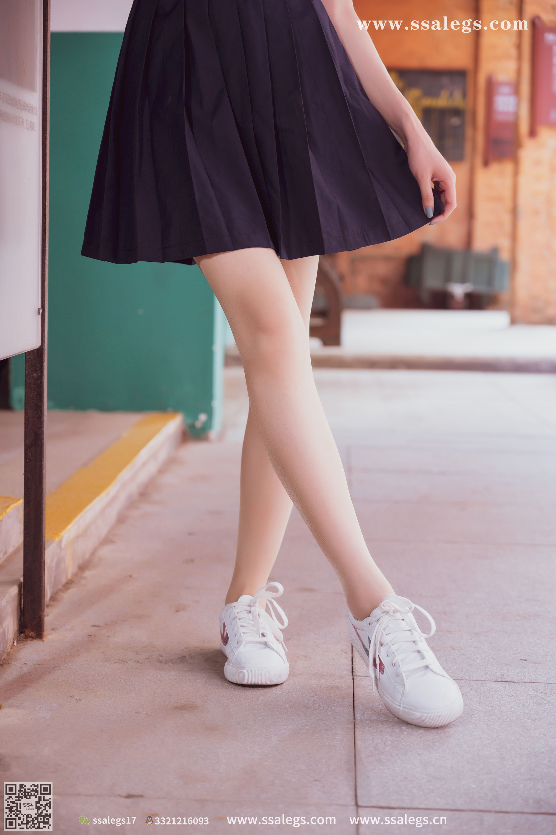 [SSA丝社]超清写真 No.422 漫漫 白色jk制服肉丝写真(下)