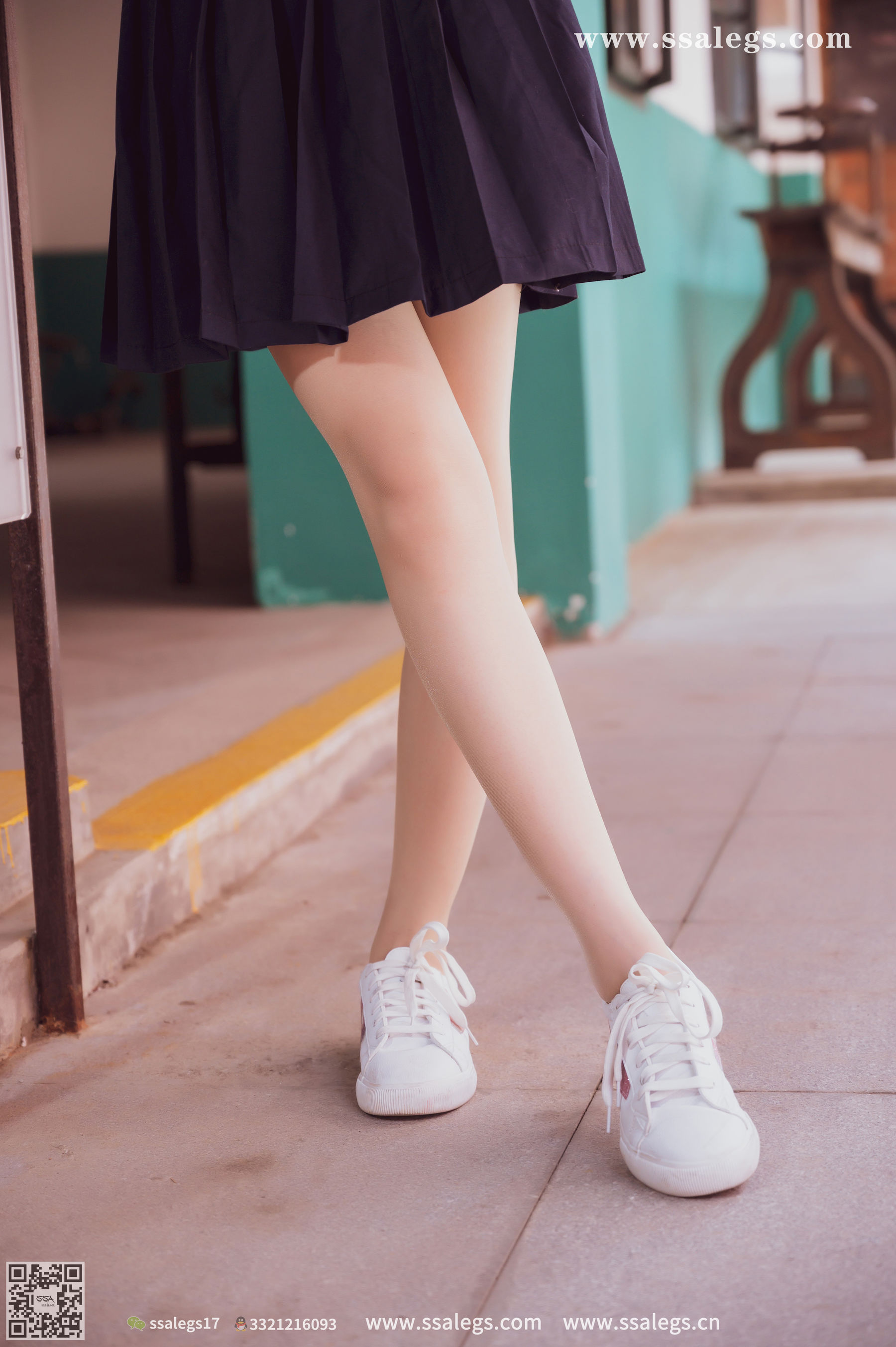 [SSA丝社]超清写真 No.422 漫漫 白色jk制服肉丝写真(下)