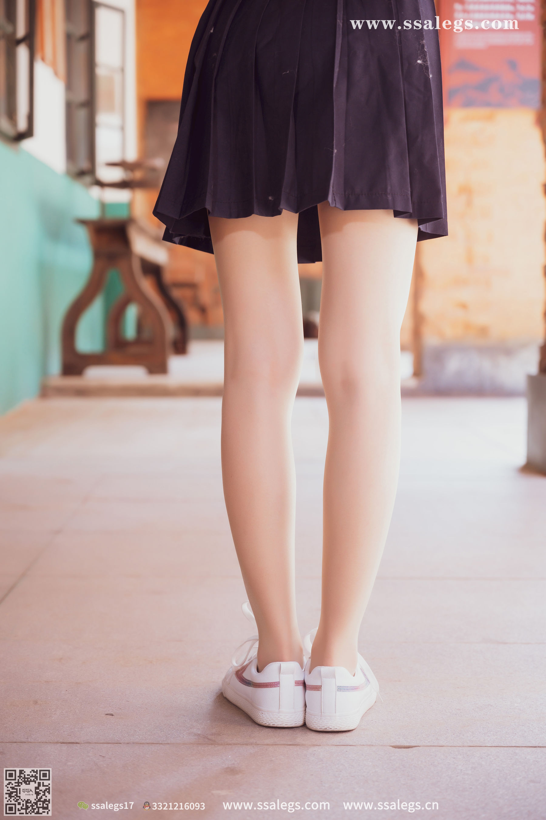 [SSA丝社]超清写真 No.422 漫漫 白色jk制服肉丝写真(下)