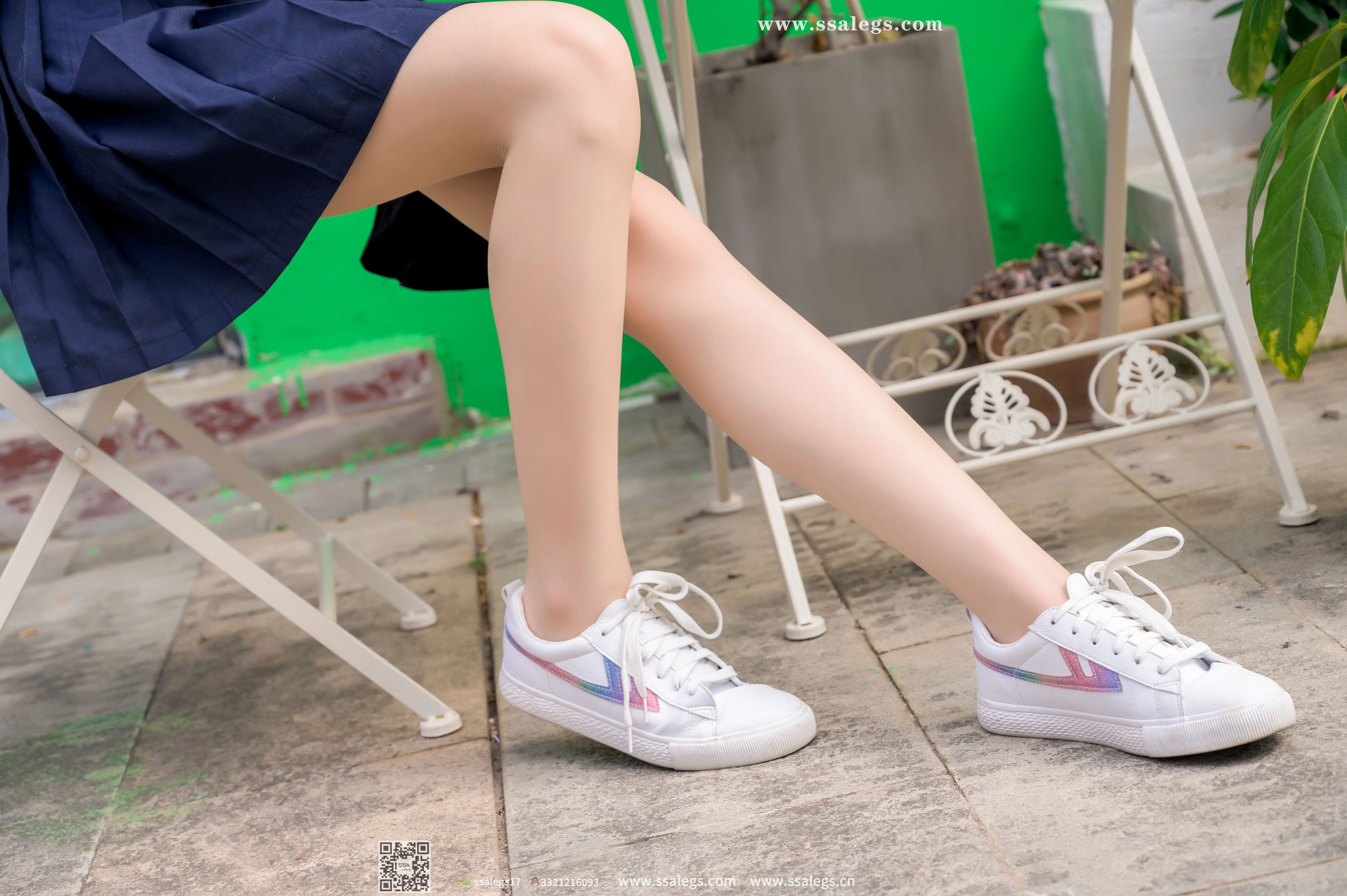 [SSA丝社]超清写真 No.422 漫漫 白色jk制服肉丝写真(下)