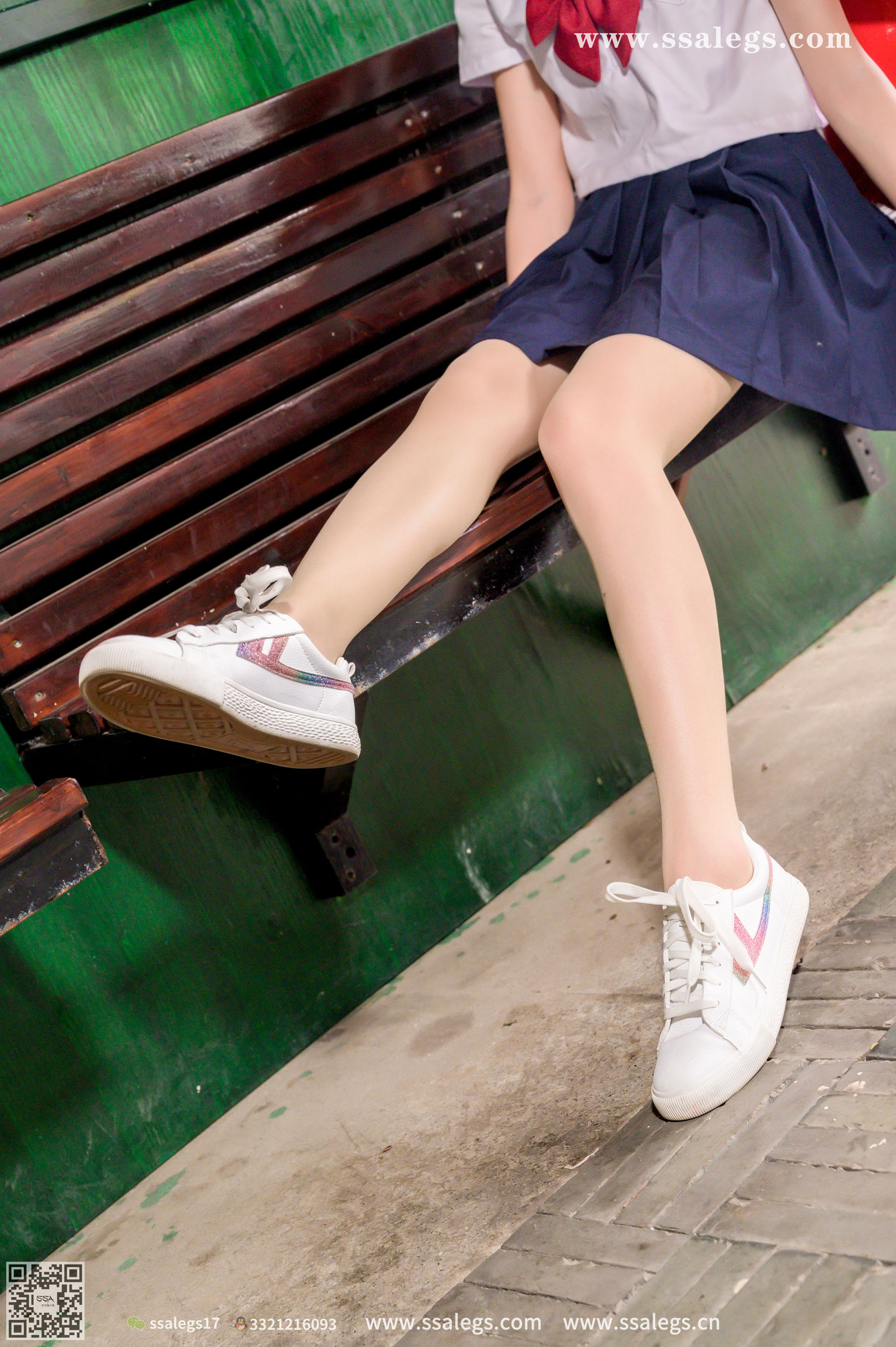 [SSA丝社]超清写真 No.422 漫漫 白色jk制服肉丝写真(下)
