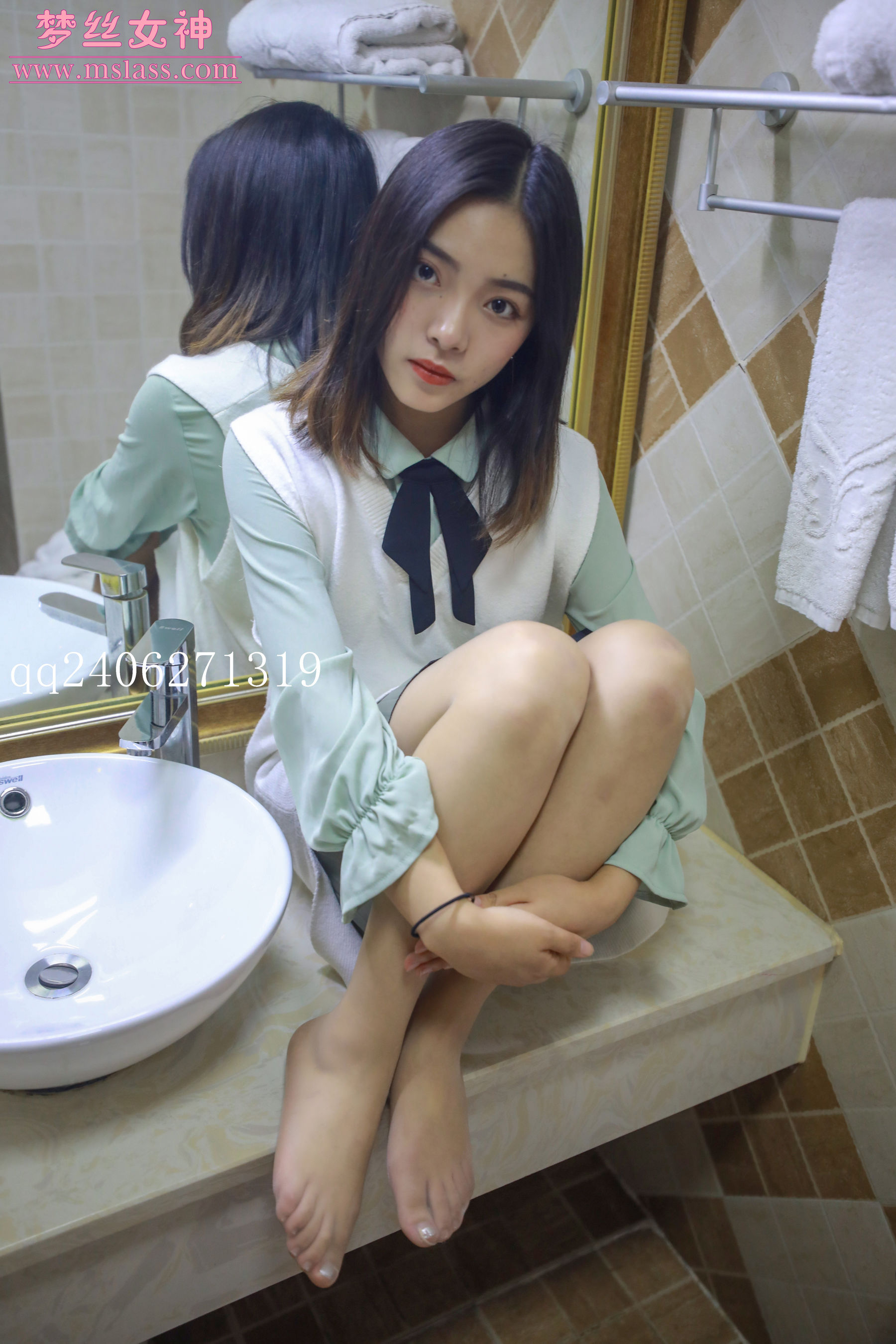[梦丝女神MSLASS] 洋洋 JK裙
