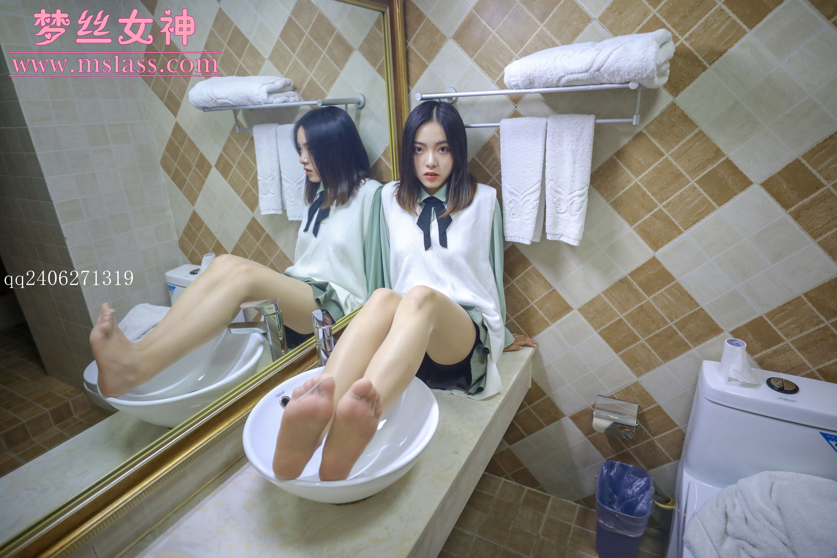 [梦丝女神MSLASS] 洋洋 JK裙
