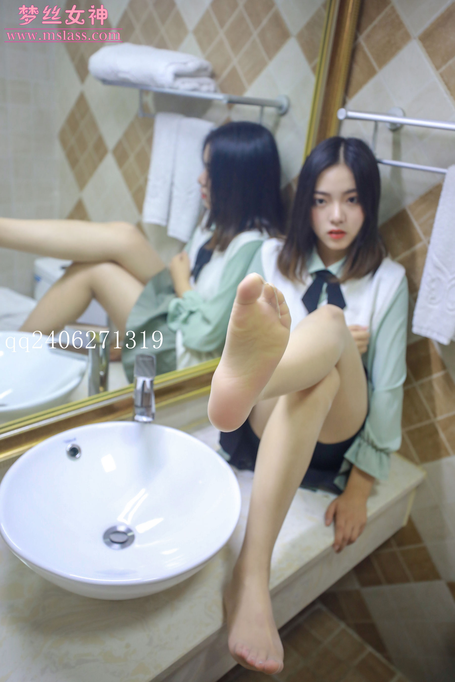 [梦丝女神MSLASS] 洋洋 JK裙