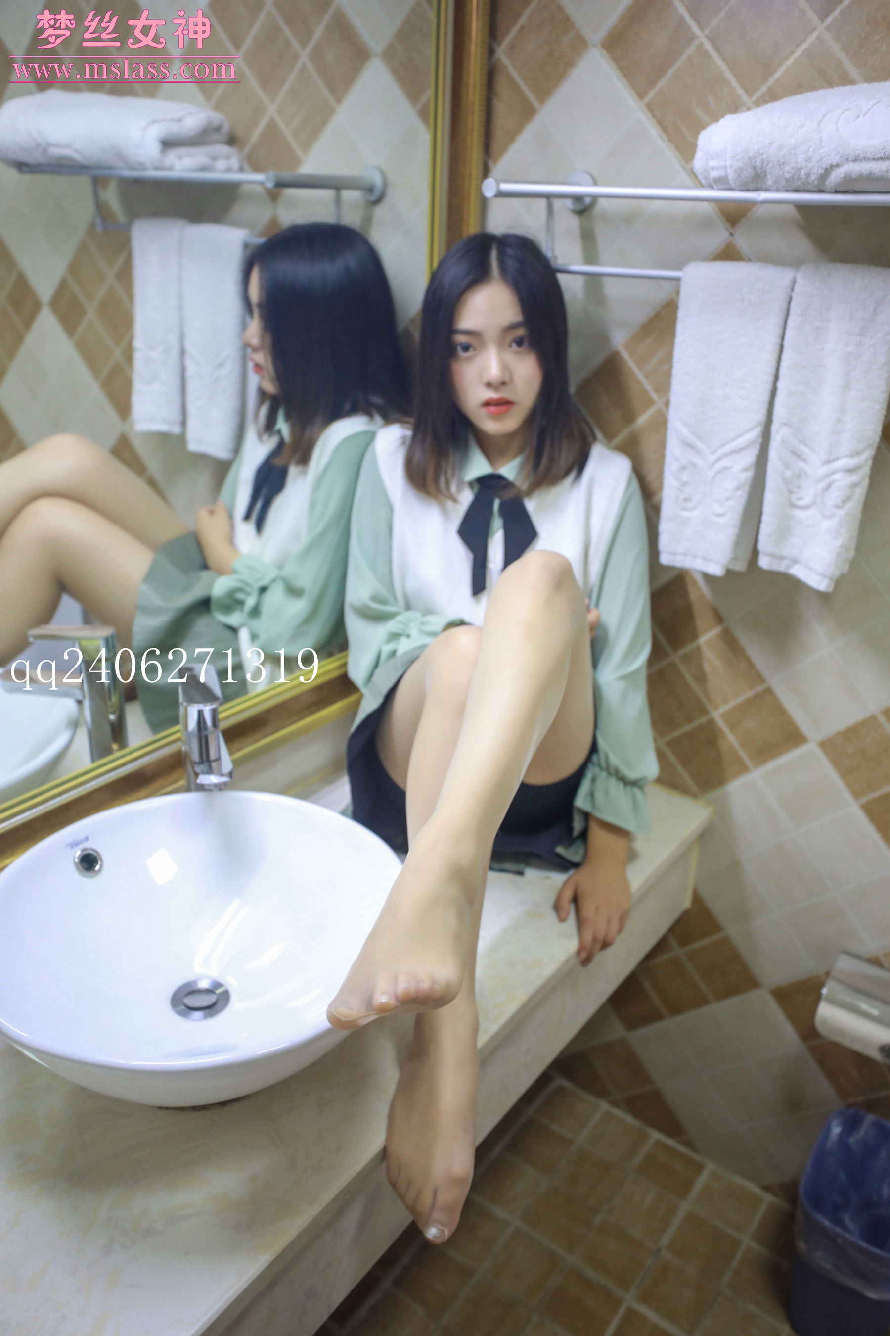 [梦丝女神MSLASS] 洋洋 JK裙