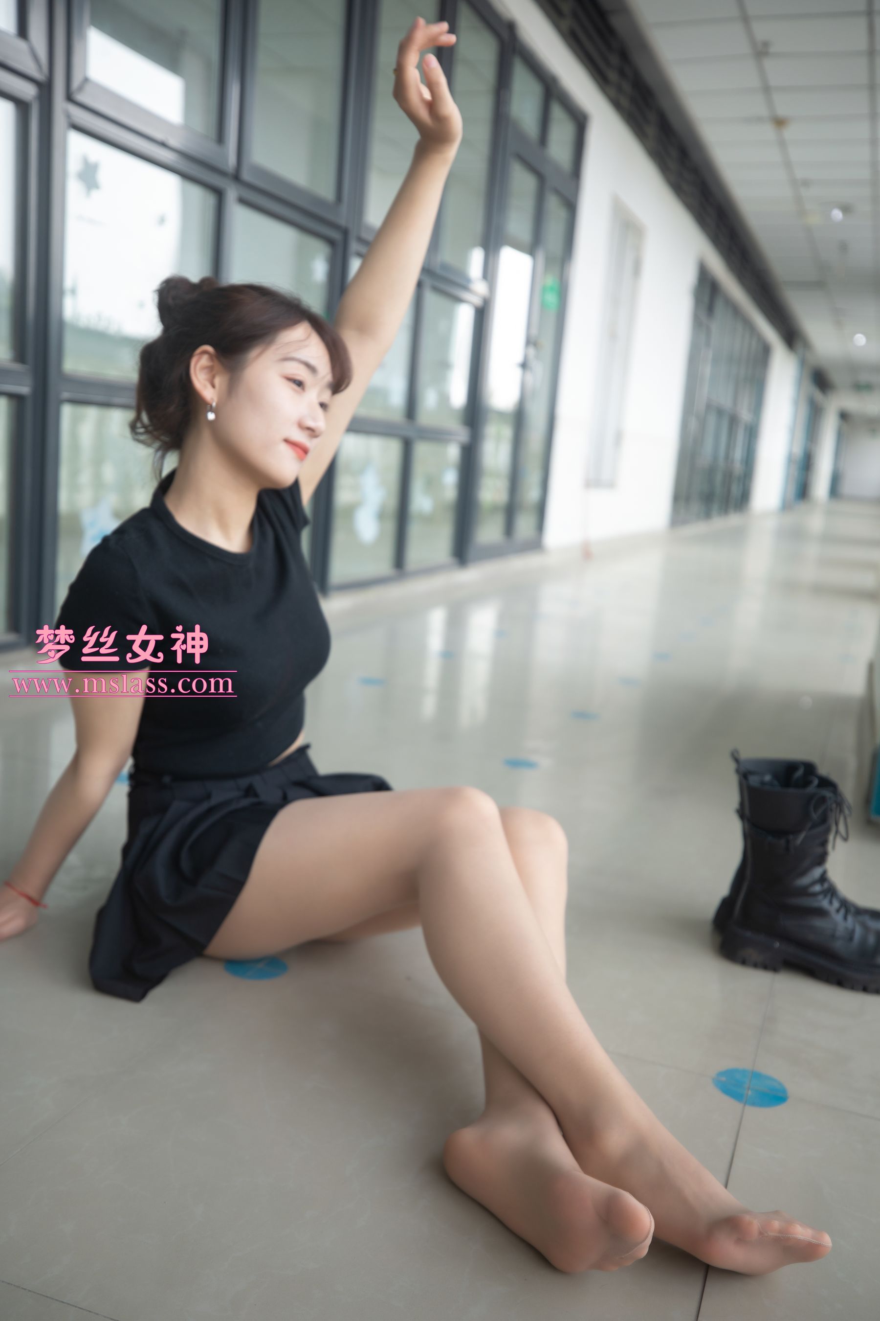 [梦丝女神MSLASS] 诗敏 靴下女神